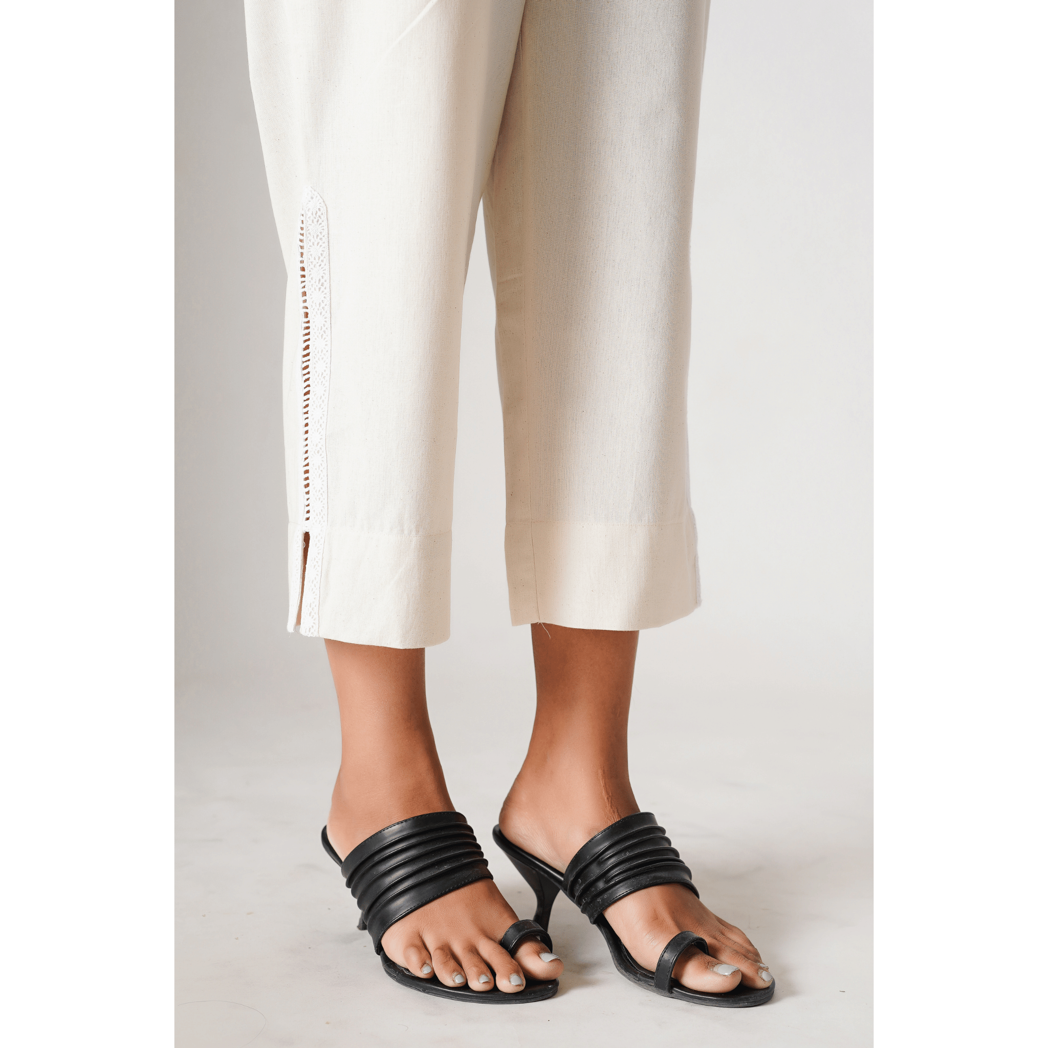 Ajmer Cotton Linen Beige Pants