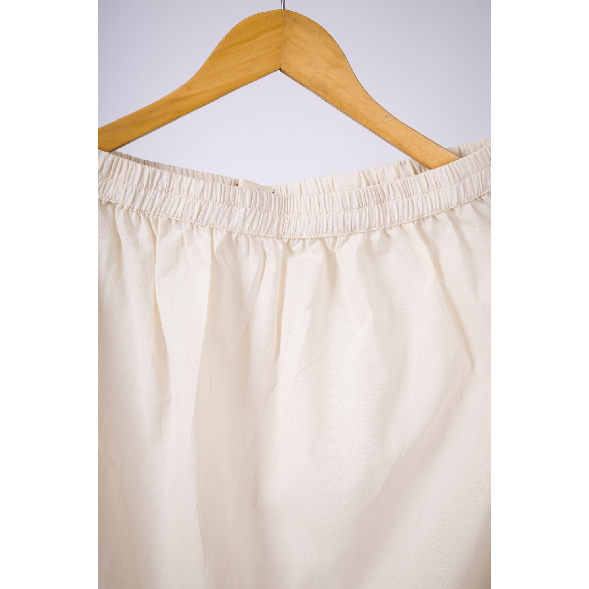 Combo Offer- Skirt Slips - 100% Cotton White & Ivory Skin Tone - Set of 2