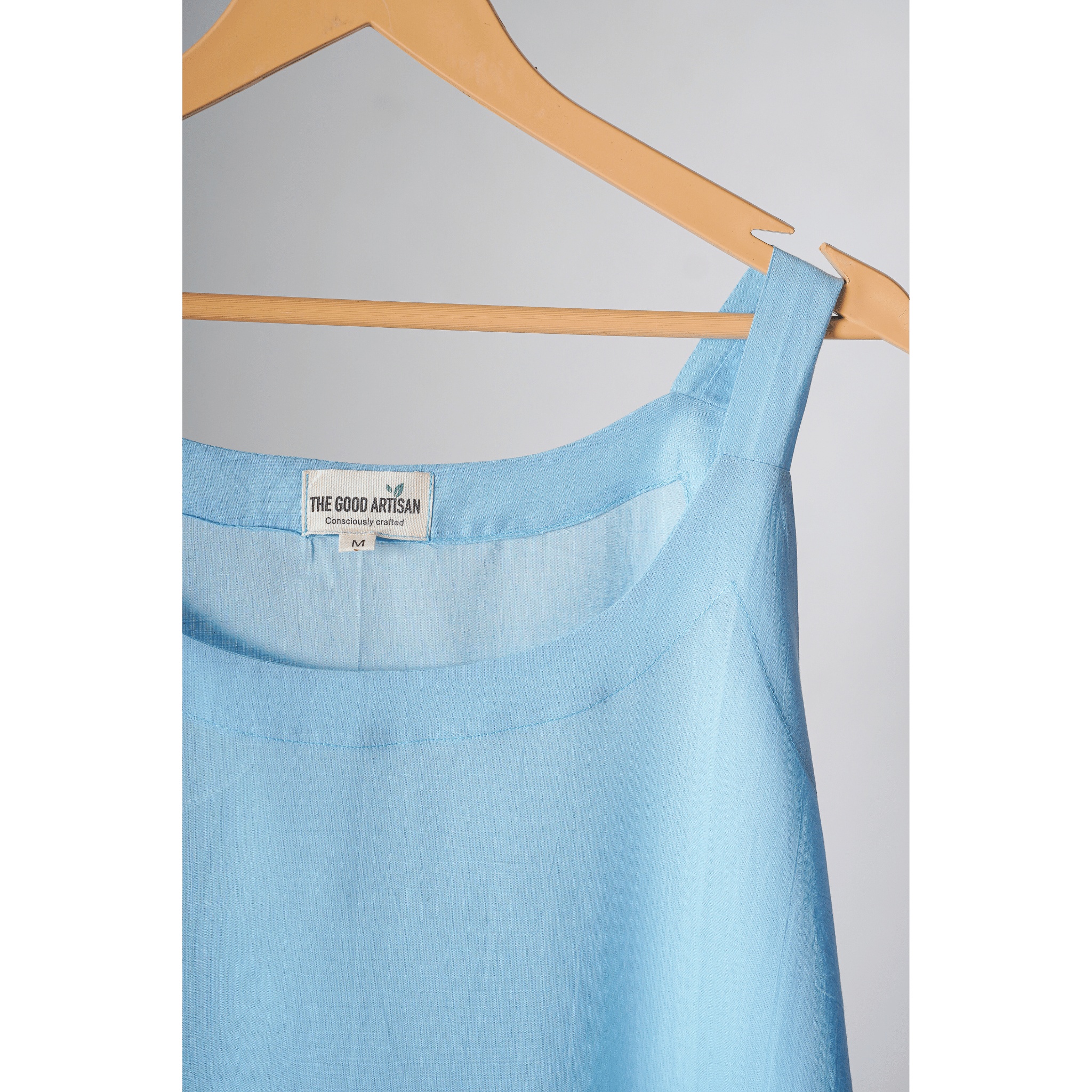 Sky Blue Cotton Slip