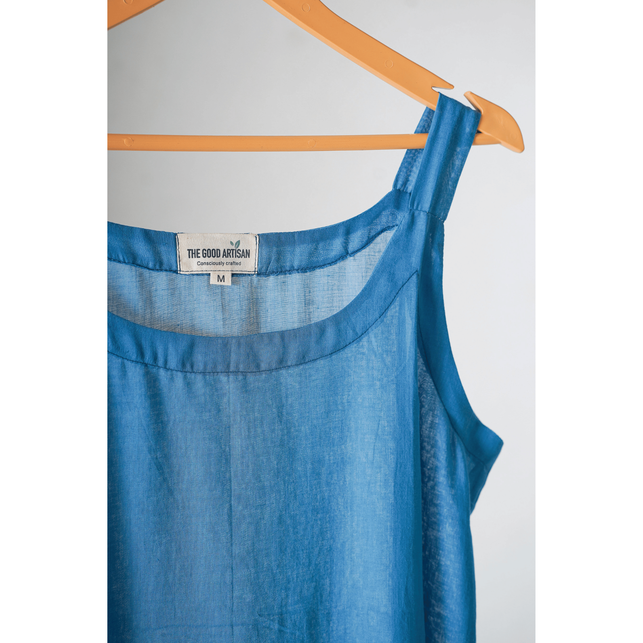 Dark Blue Mulmul Slip