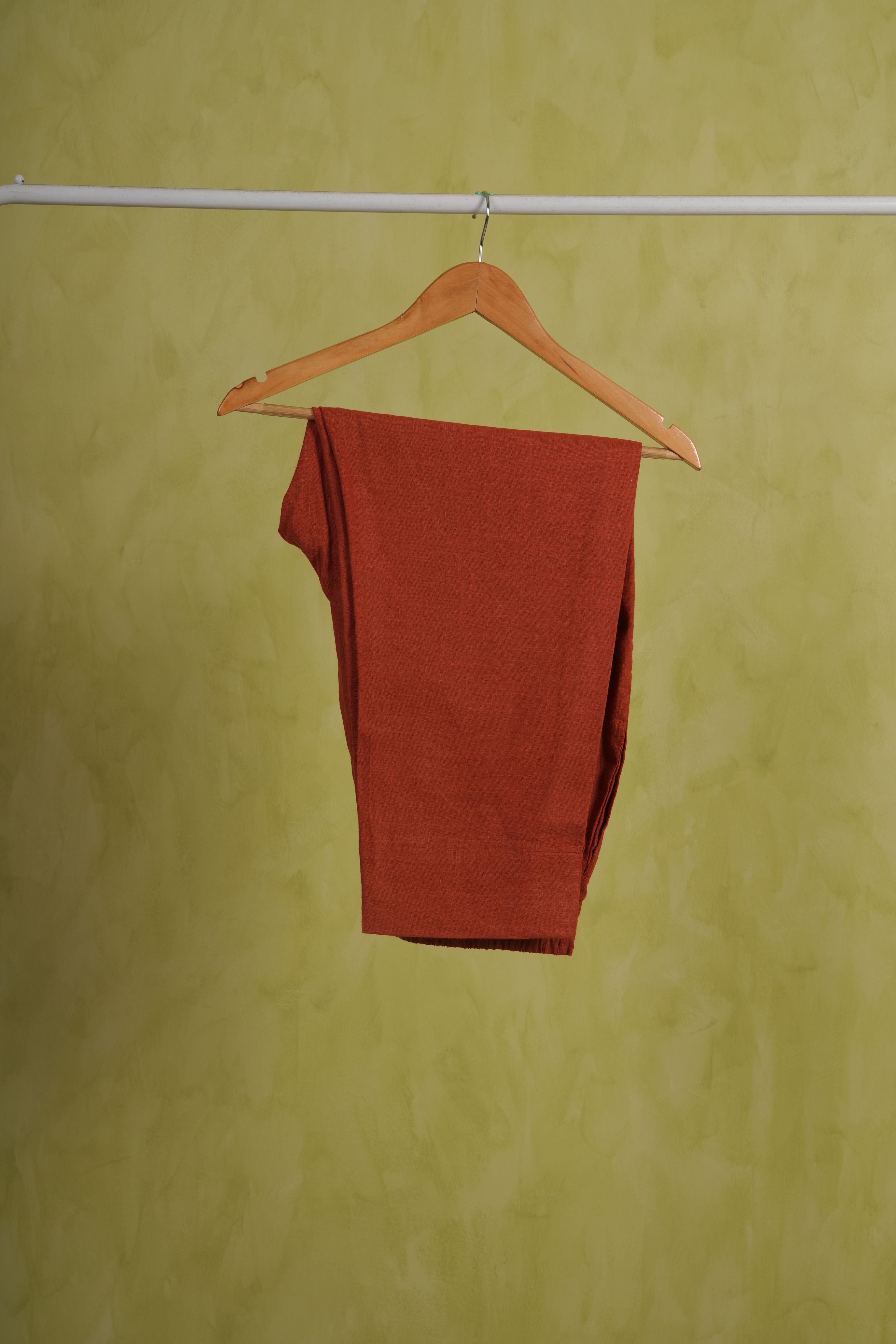 Hibiscus- Crimson Red Cotton Pants