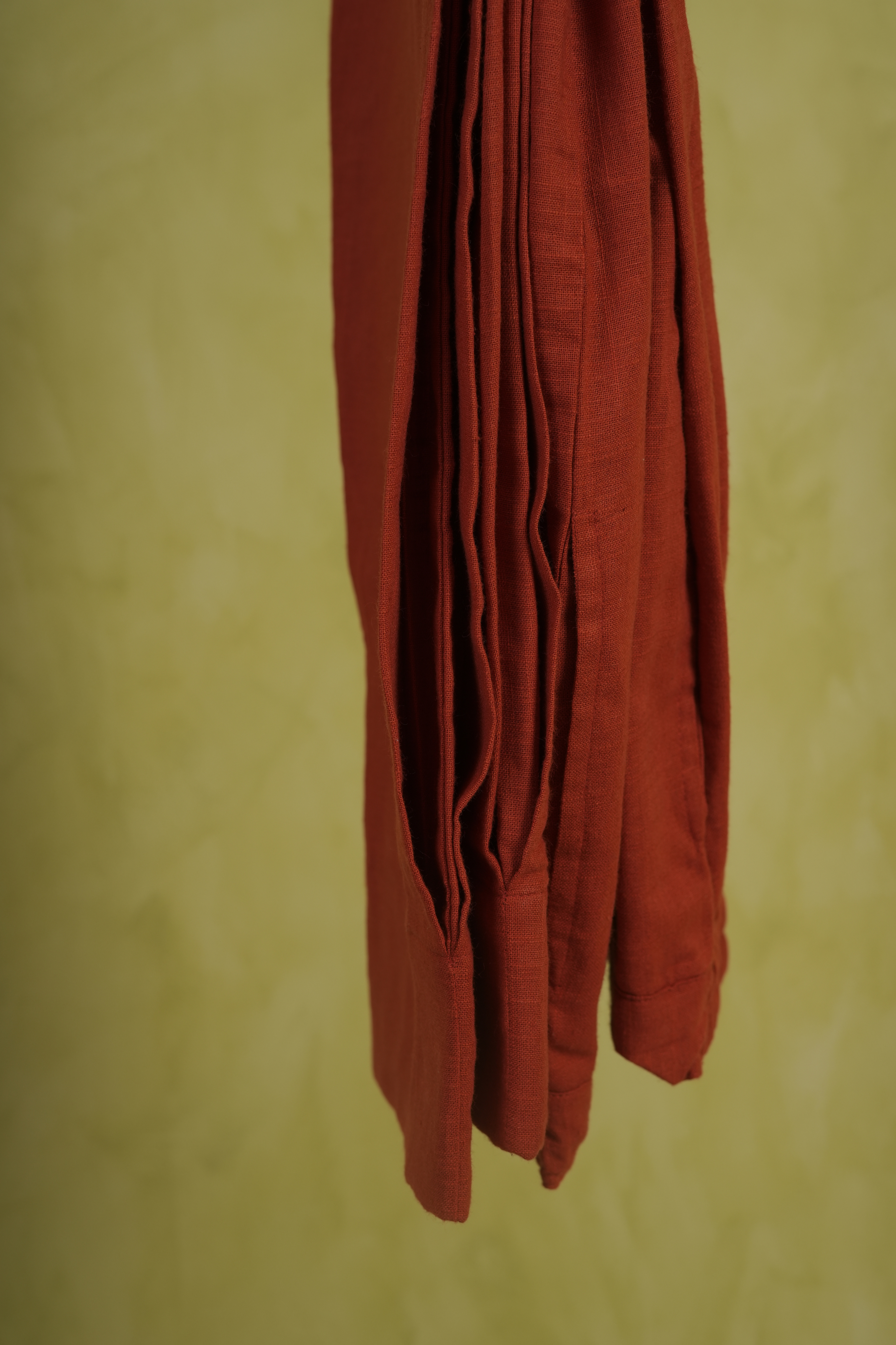 Hibiscus- Crimson Red Cotton Pants