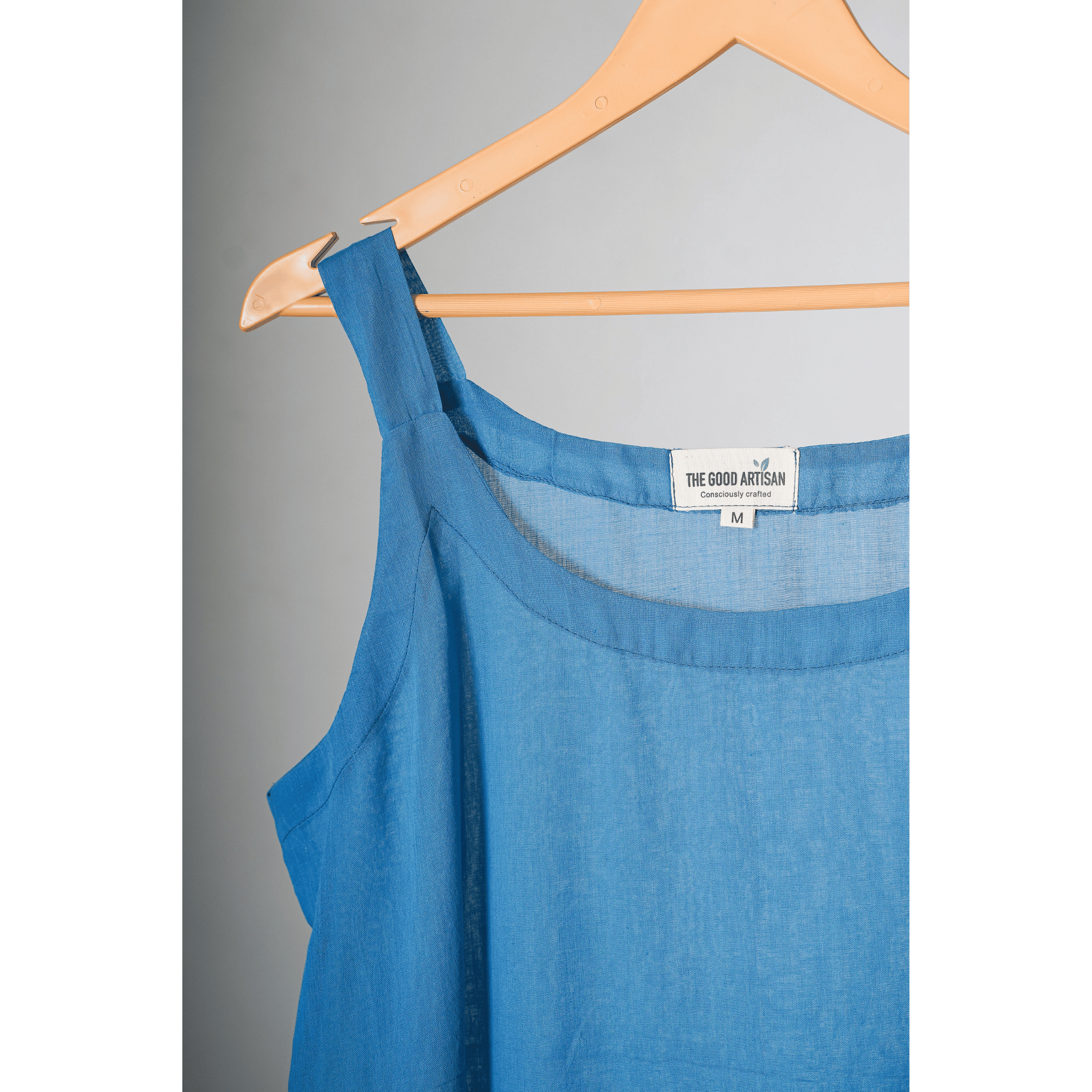 Dark Blue Mulmul Slip