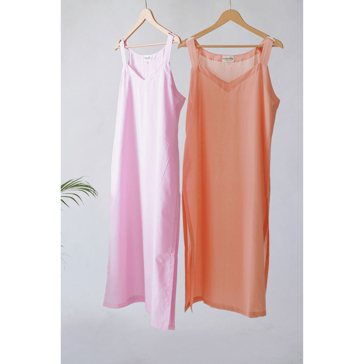 Combo offer  - Pink and Peach Cotton  Slips