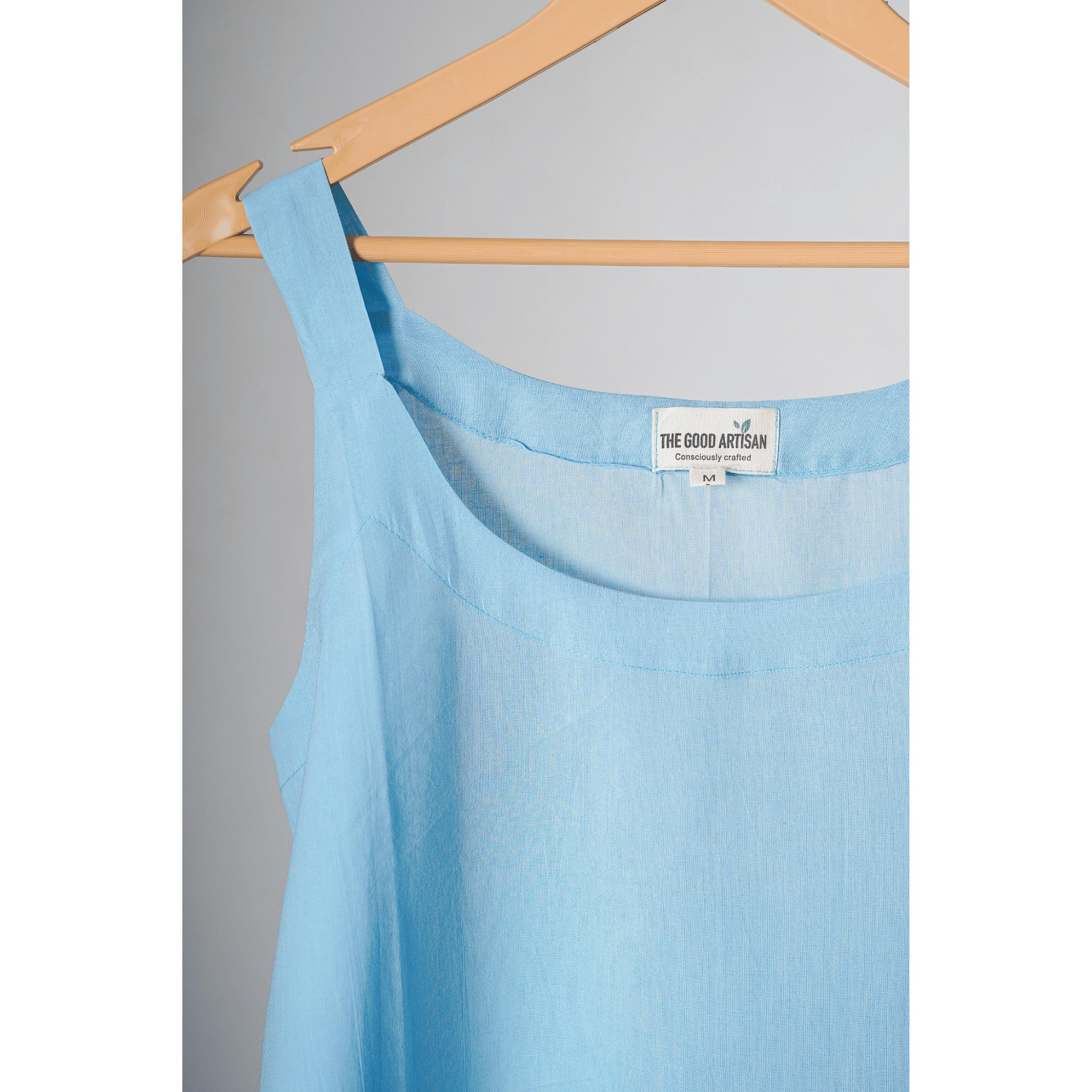 Sky Blue Cotton Slip