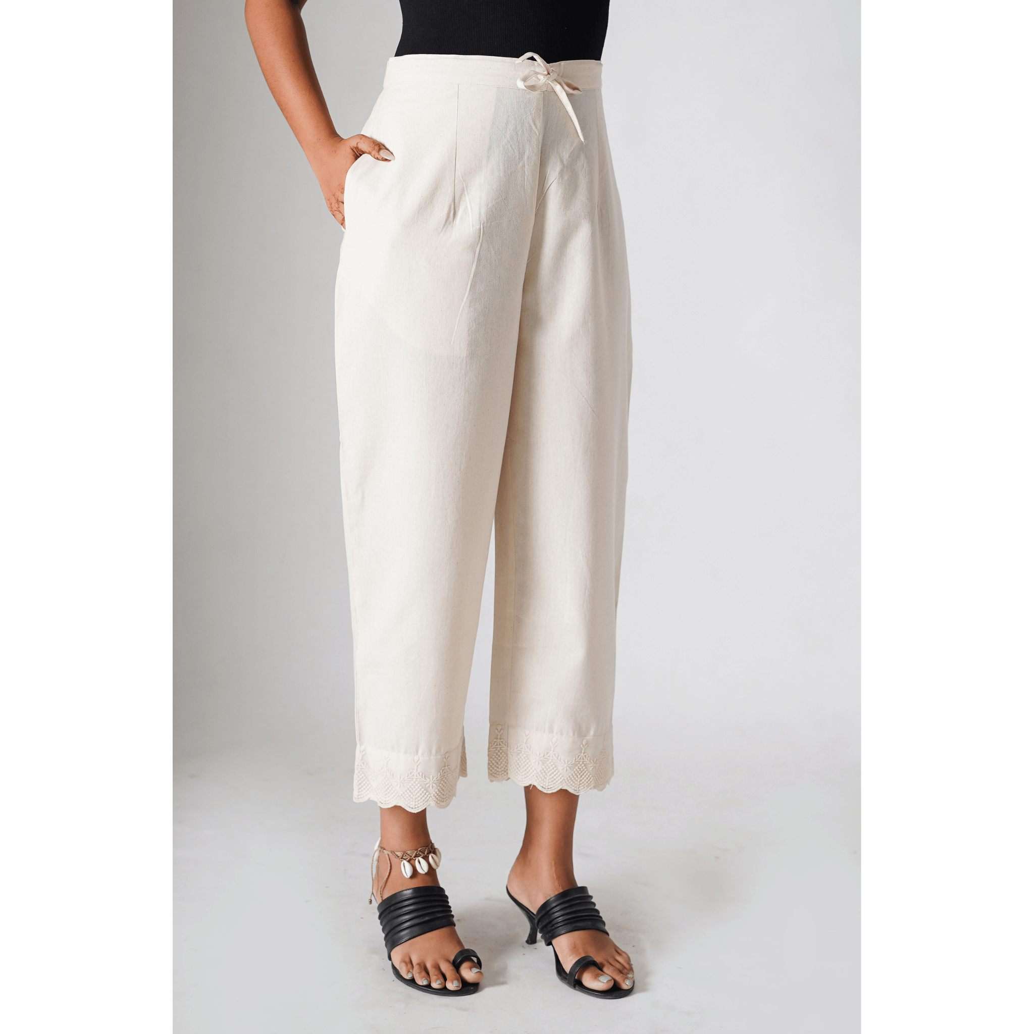 Daisy Cotton- Linen Beige Pants