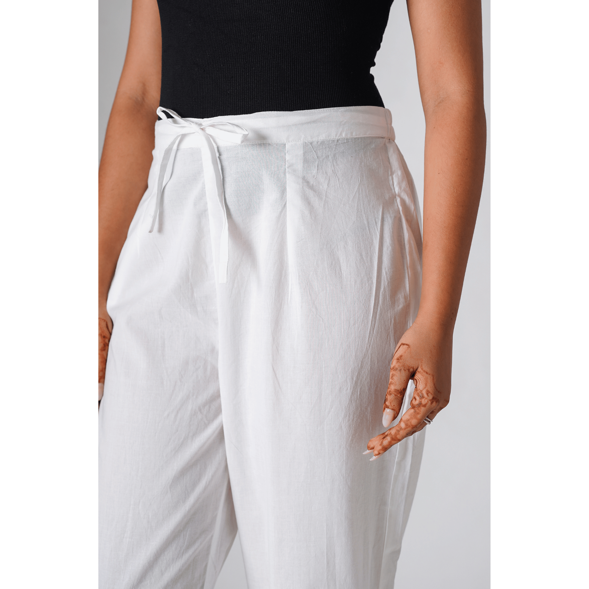 Jewel White Pearl Pants