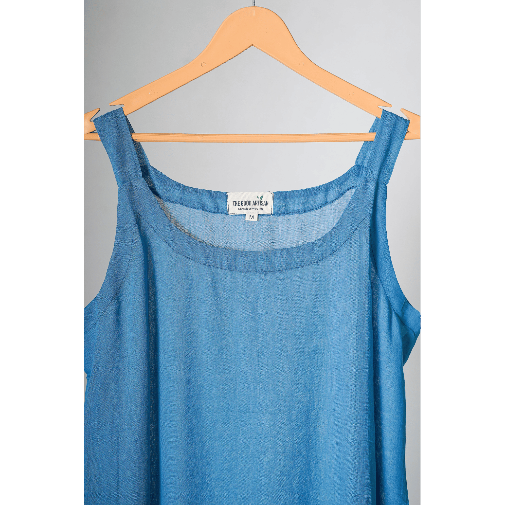 Dark Blue Mulmul Slip