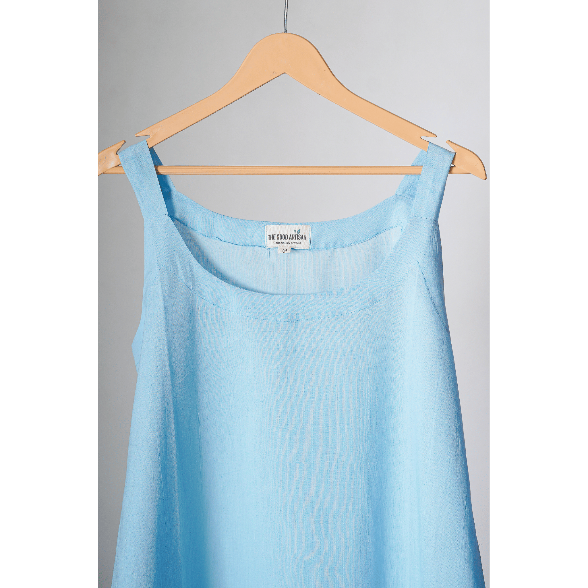 Sky Blue Cotton Slip