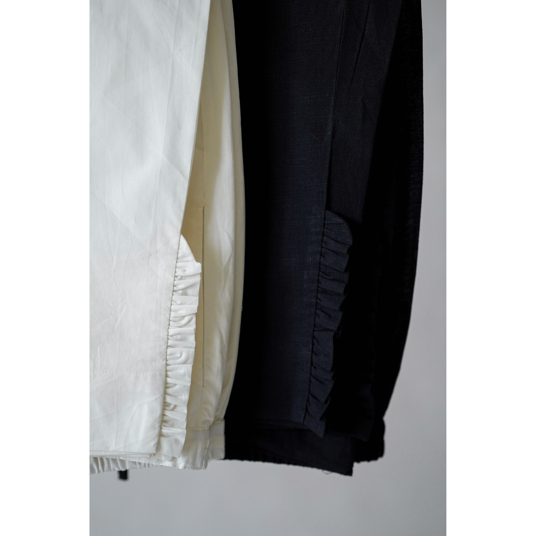 Cosmos White Cotton Pants