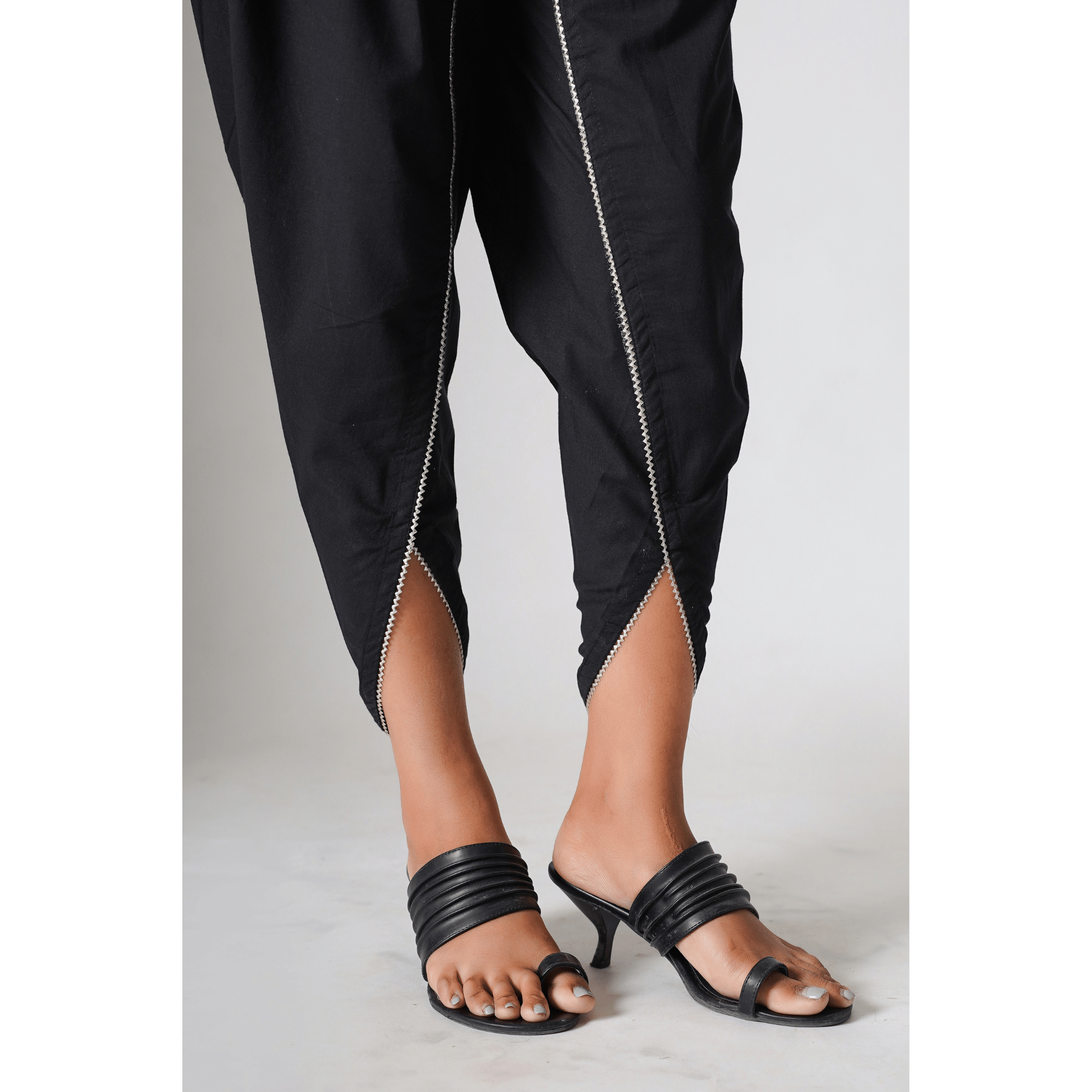 Twilight Black Tulip Pants