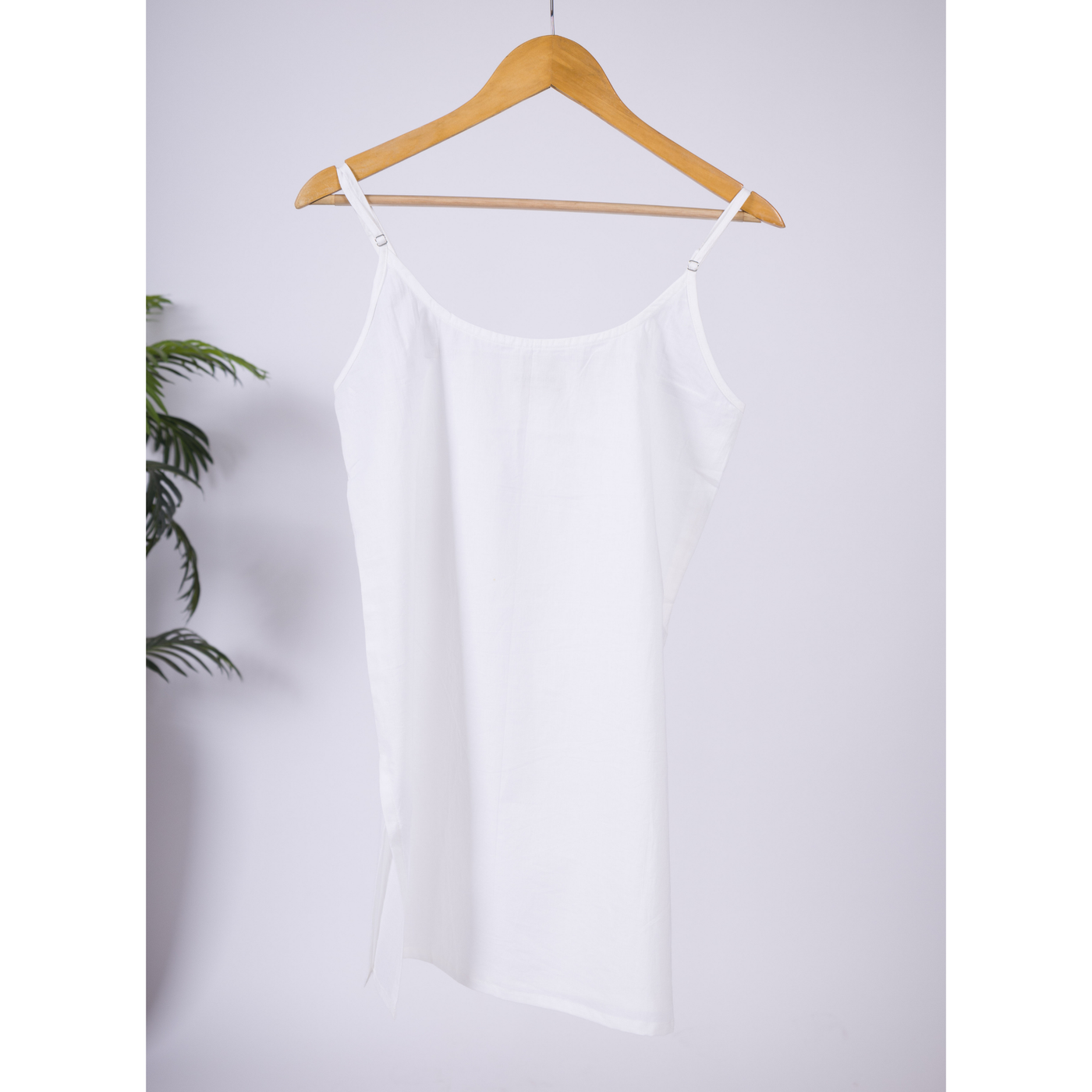 white cotton slip dress Velrose Women's Full Slips Soft for Under Nightgown Loungewear fits Casual Dresses - Wide Strap Full with Narrow Scalloped Lace Trim 100% Premium quality cotton slip Greta Cotton Voile Slip Dress