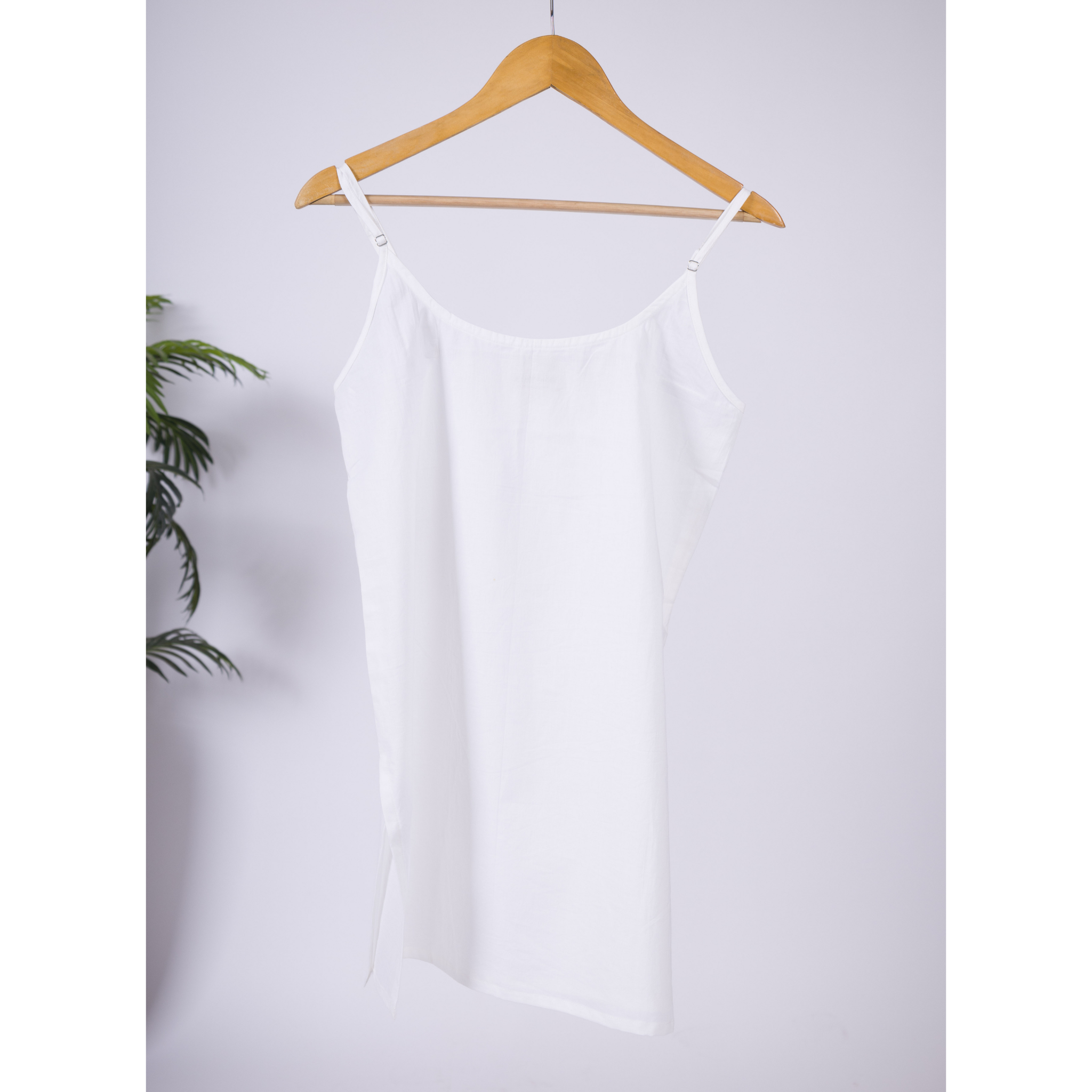 White Cotton Slip