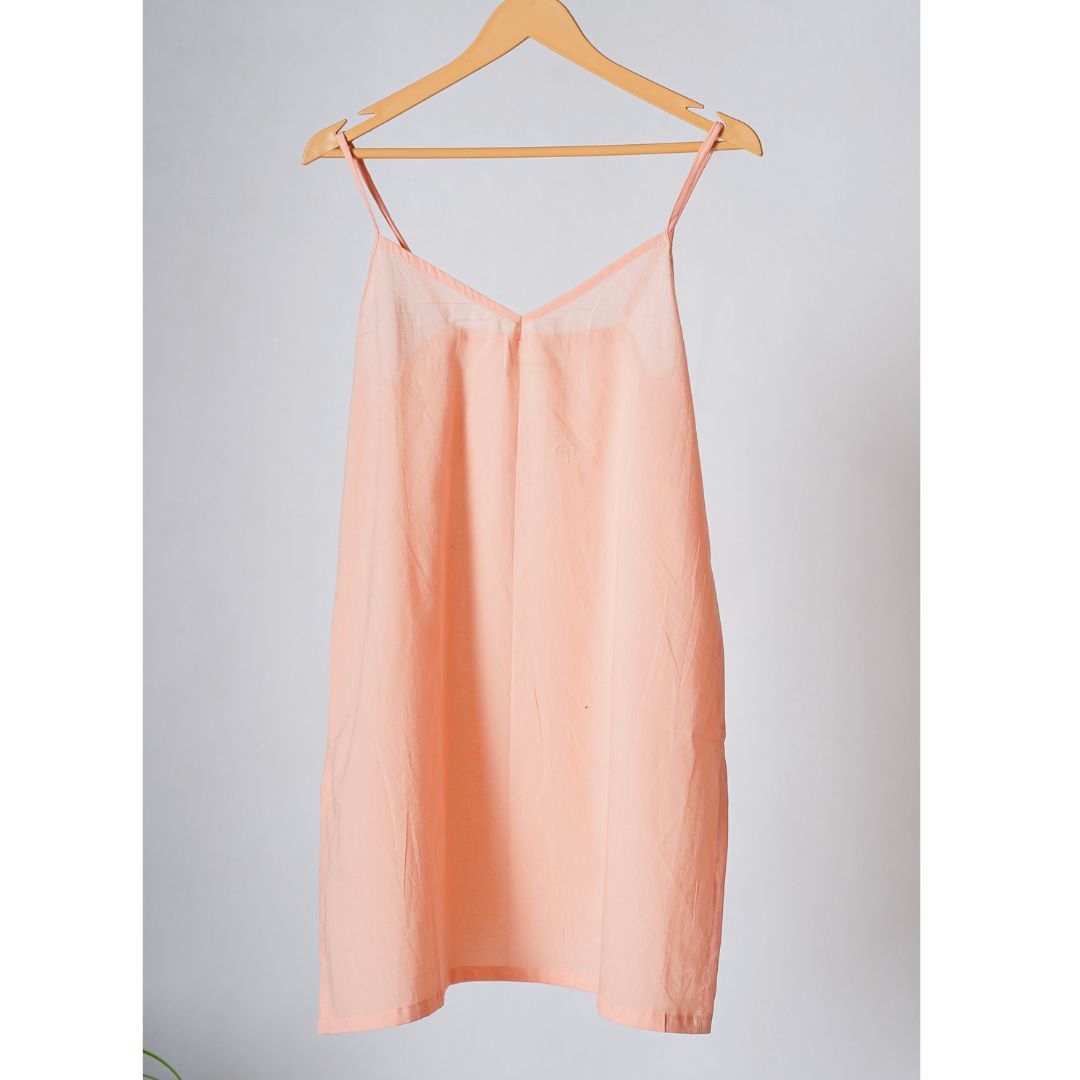 Peach Cotton Slip