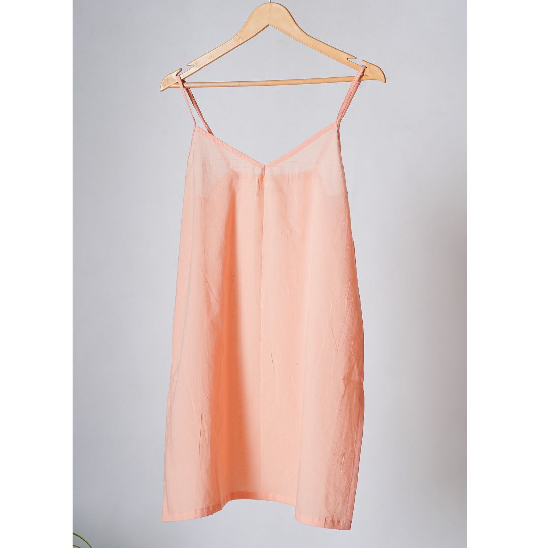 Peach Cotton Slip