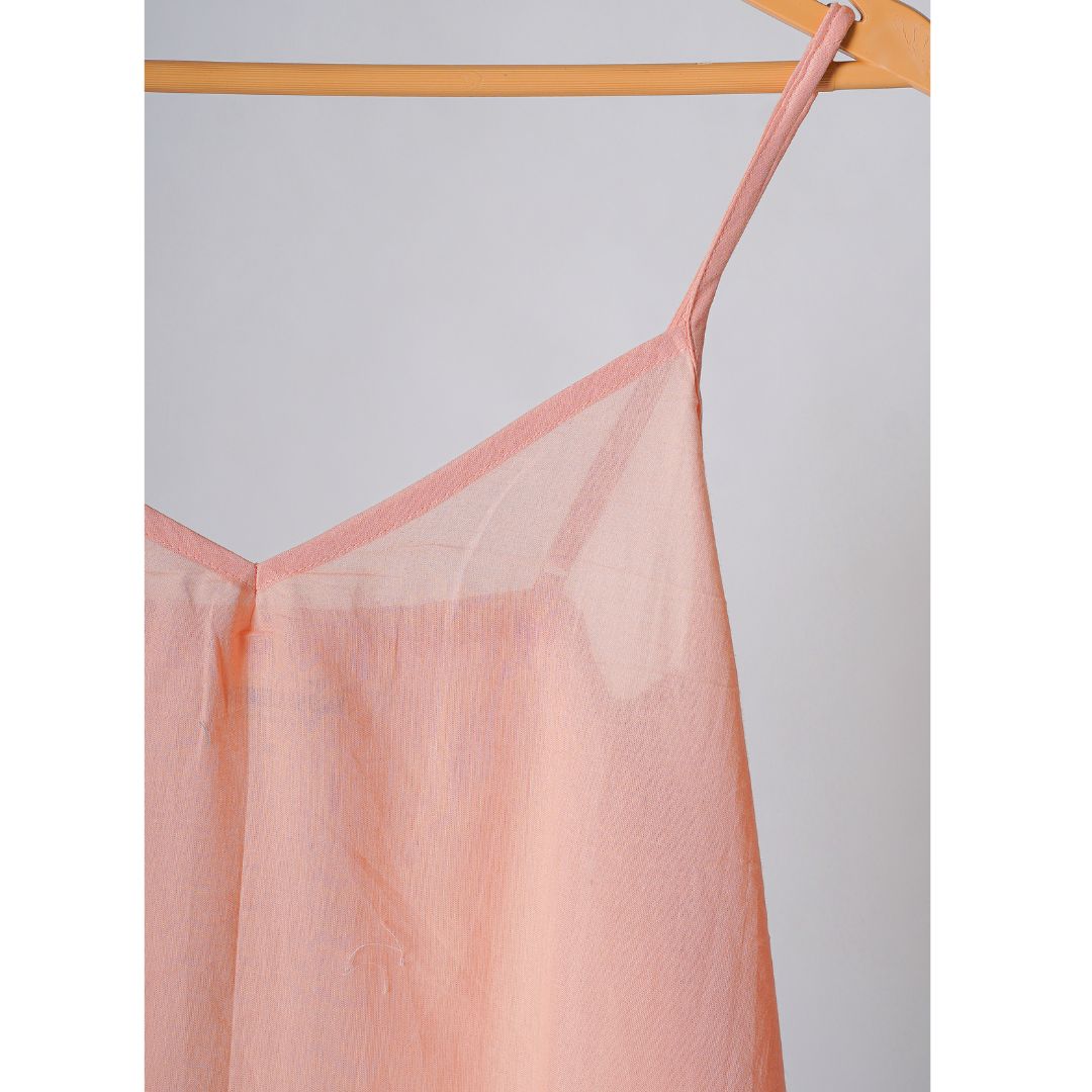 Peach Cotton Slip The Good Artisan
