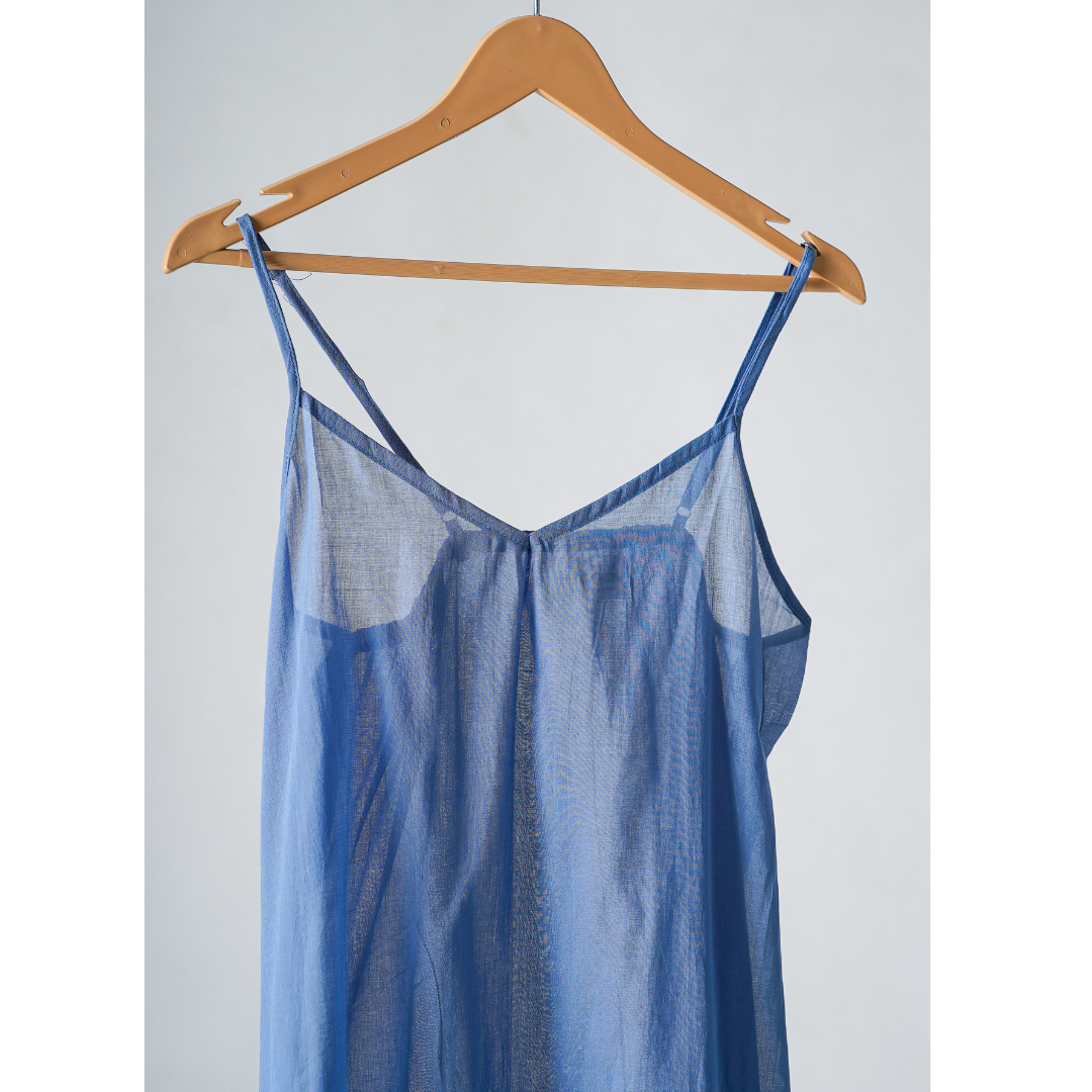 Pigeon Blue Mulmul Slip The Good Artisan