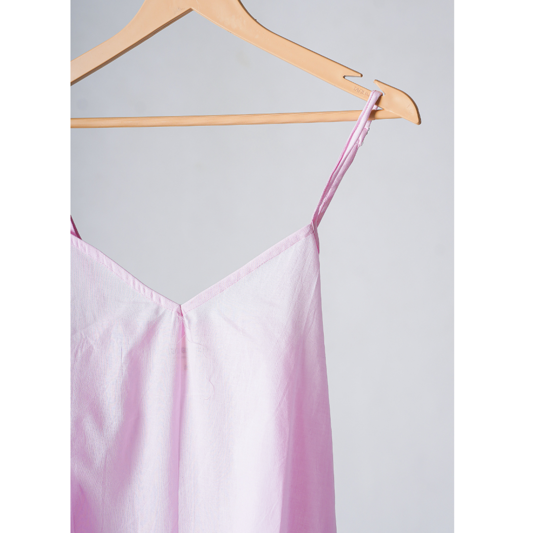 Pink Cotton Slip