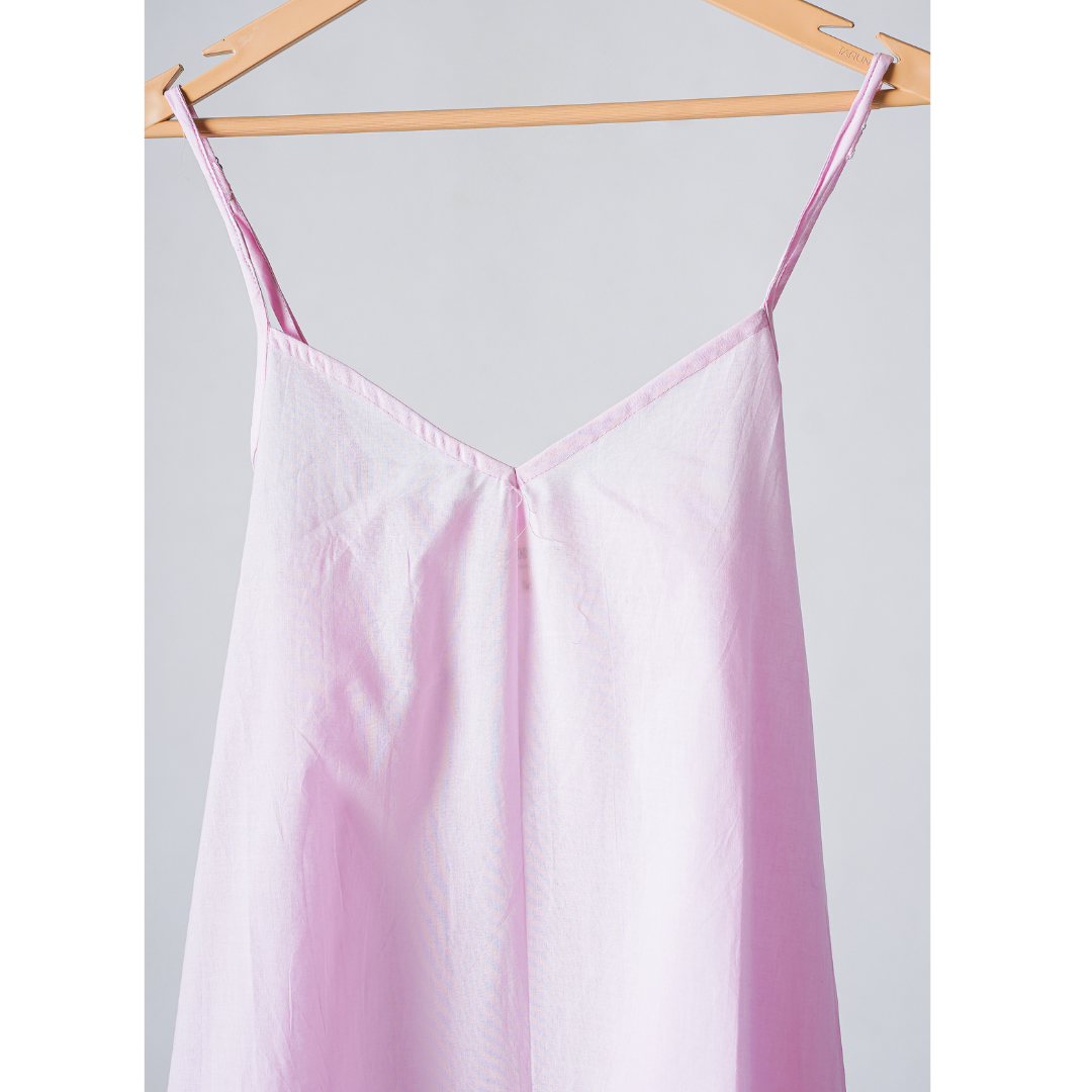 Pink Cotton Slip The Good Artisan