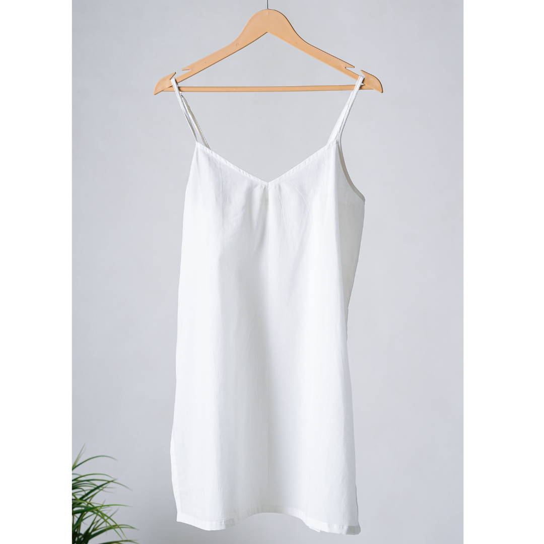 White Cotton Slip