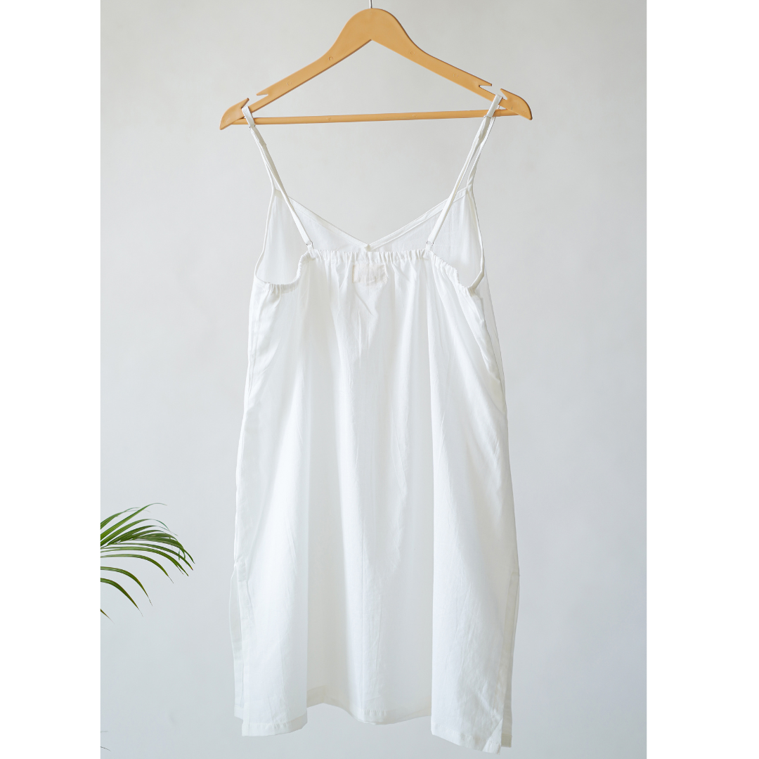 White Cotton Slip