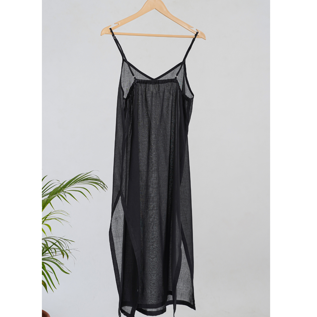 Combo offer Black and White Cotton Slip