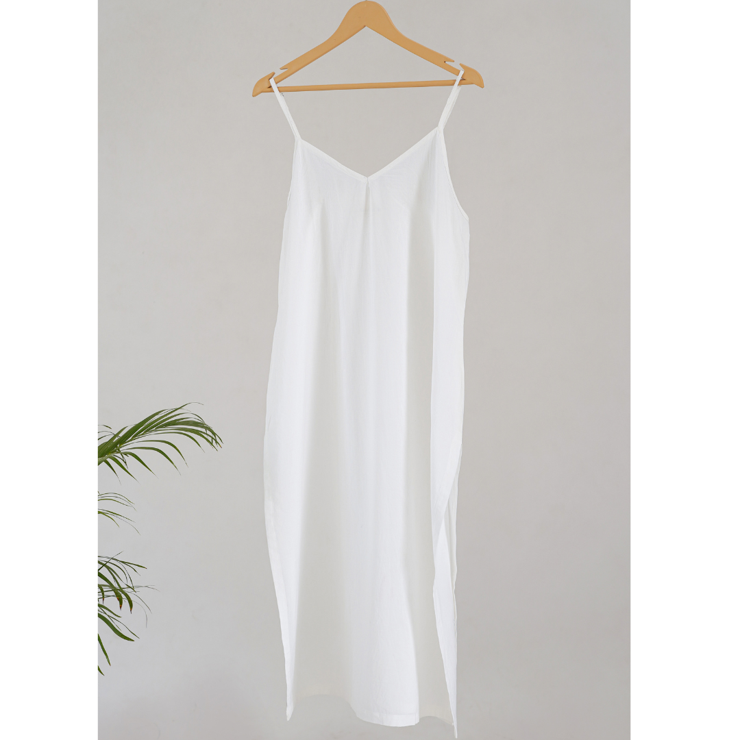 Combo offer Black and White Cotton Slip