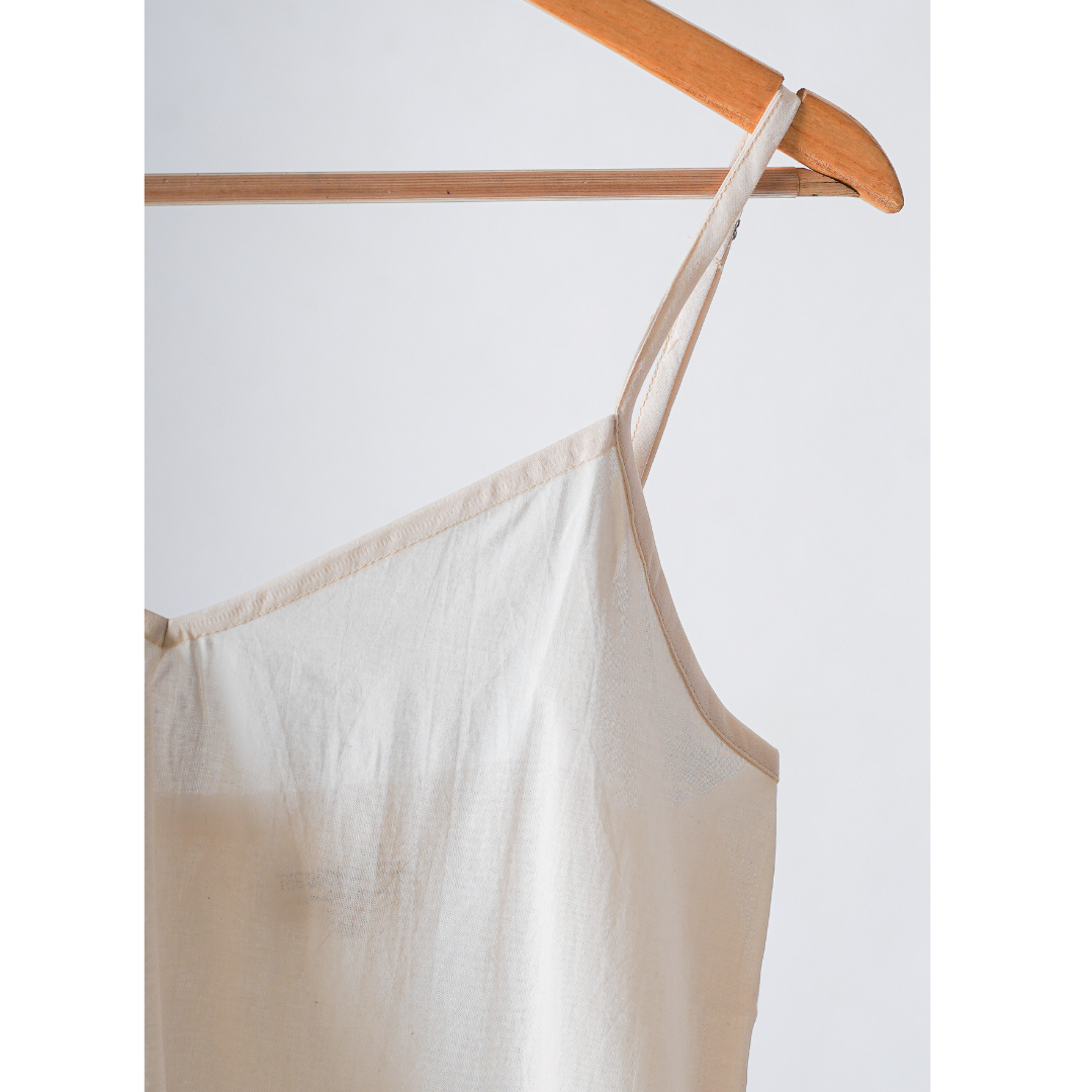 Off-White Cotton Slip