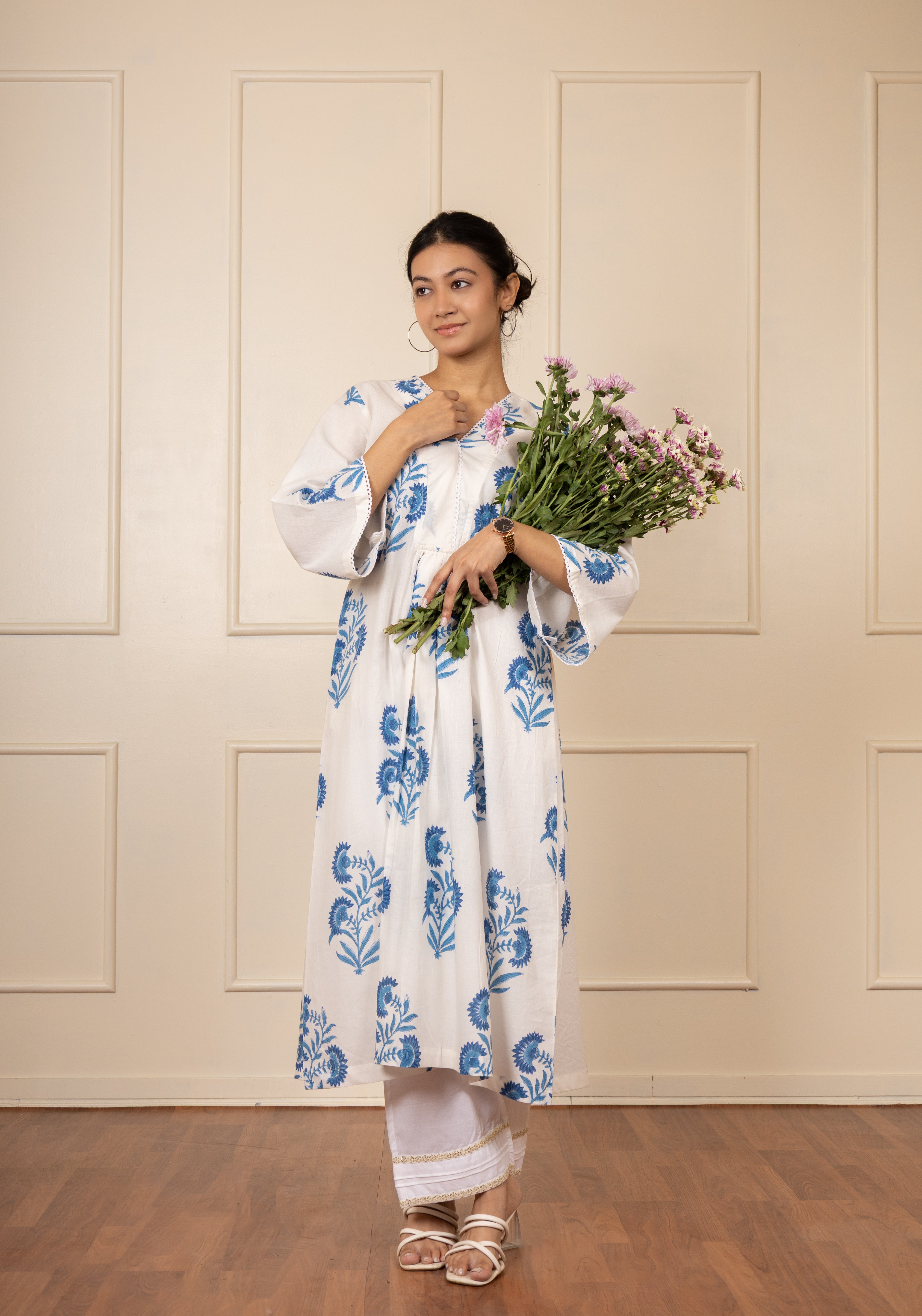 ''Aira'' Hand Block Printed Kurta