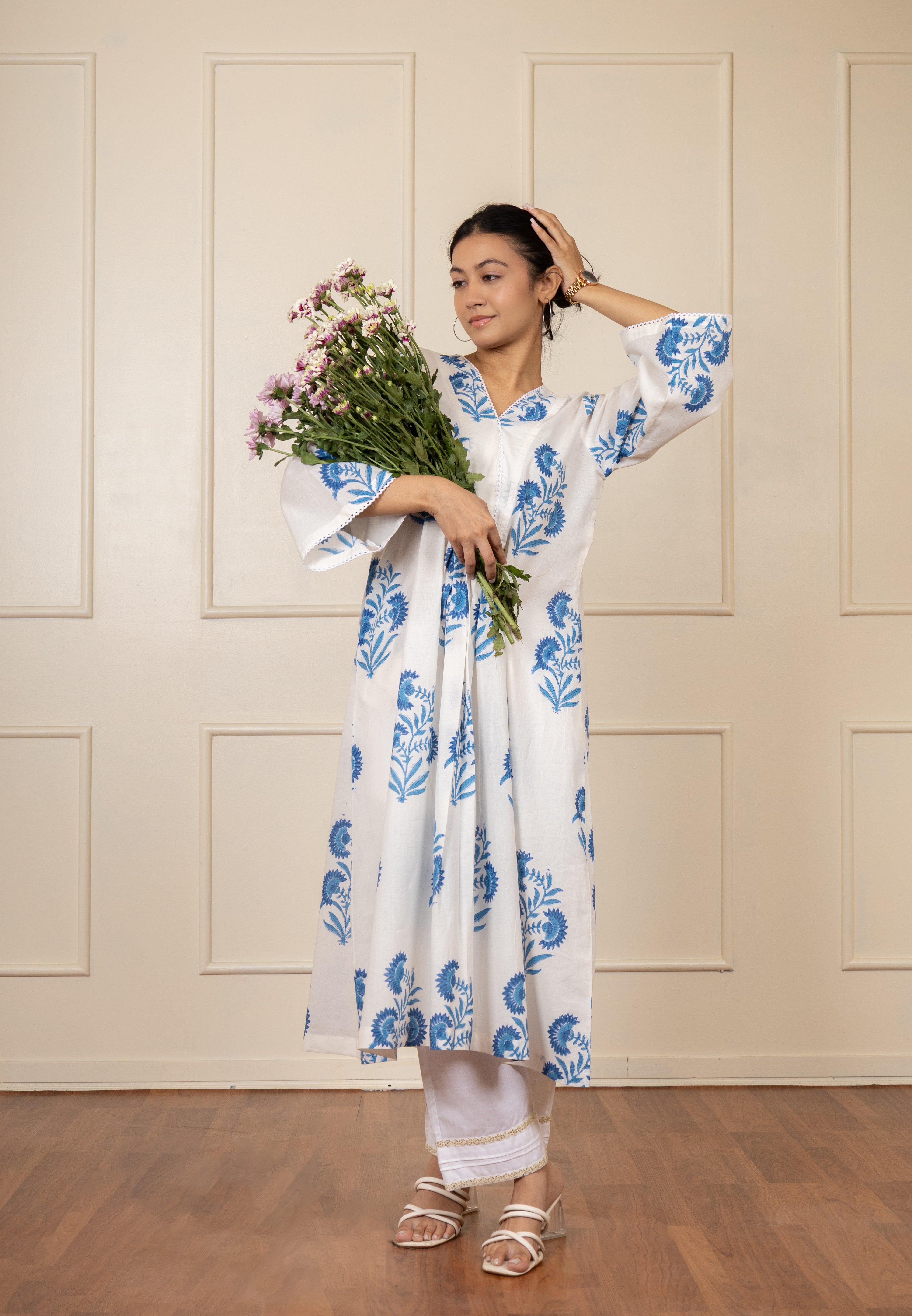 ''Aira'' Hand Block Printed Kurta