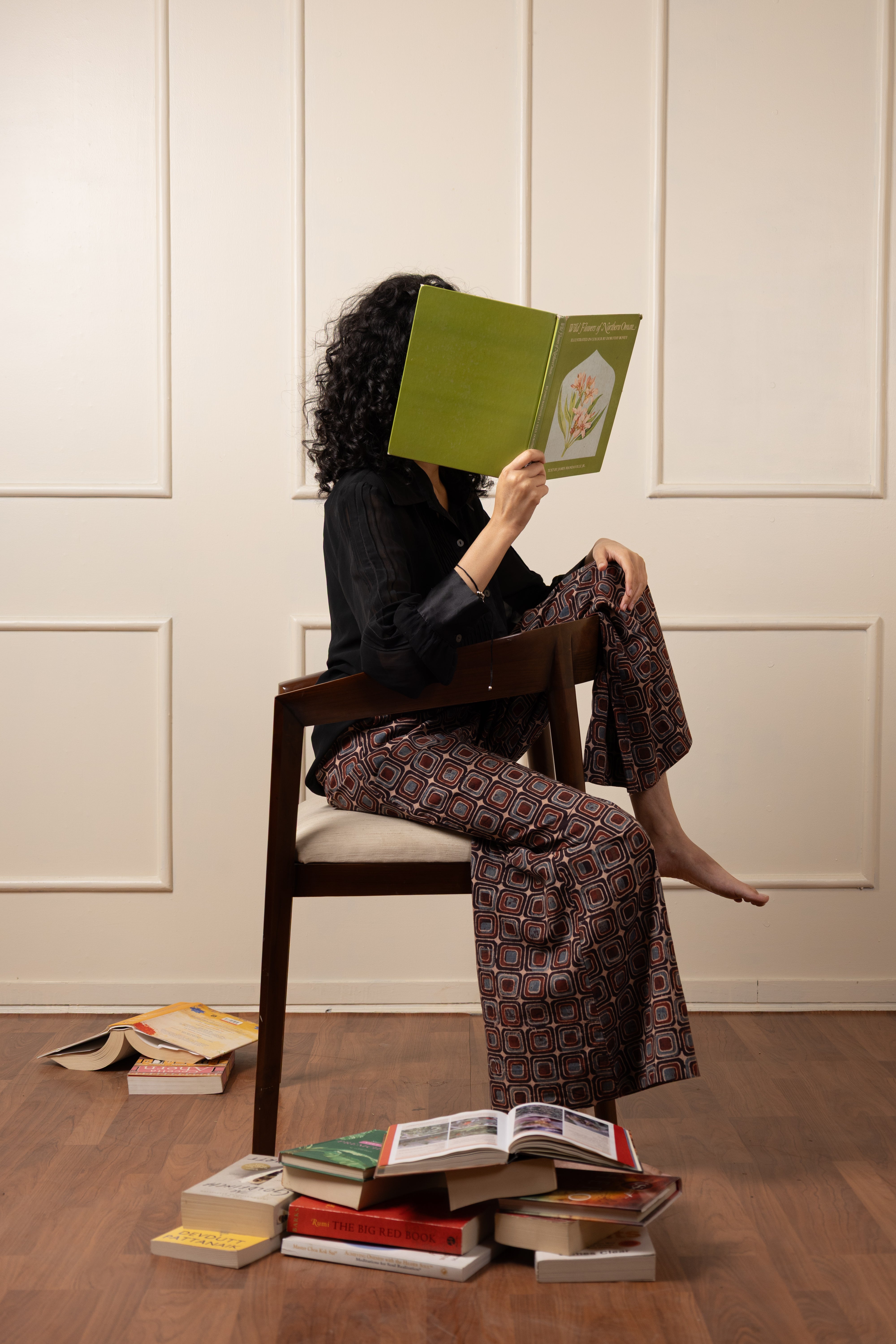 ''Kutch'' Authentic Ajrakh Hand block Printed Culottes ( LIMITED EDITION )