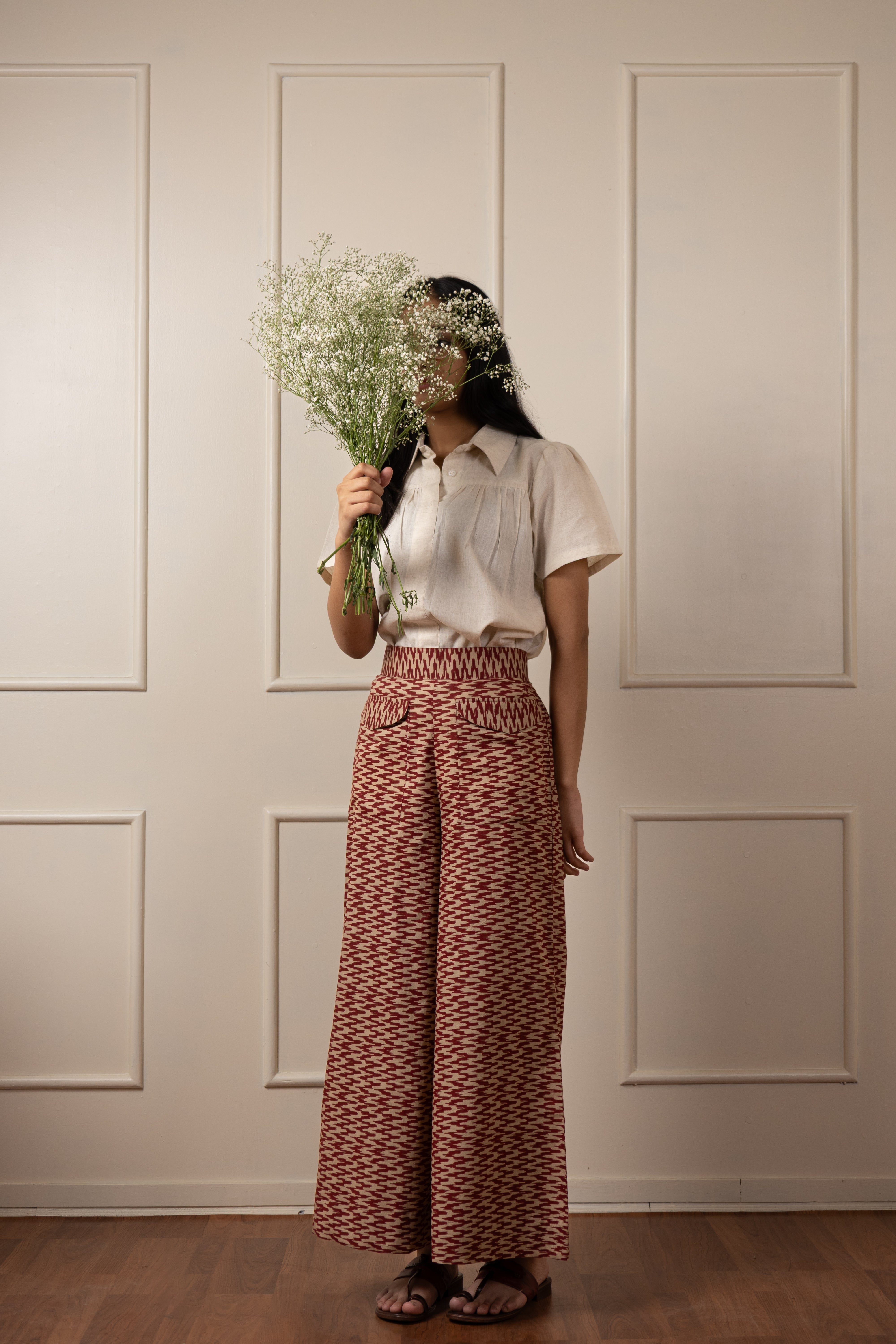 ''Sirohi'' Hand Printed Cullotes/Pants- LIMITED EDITION