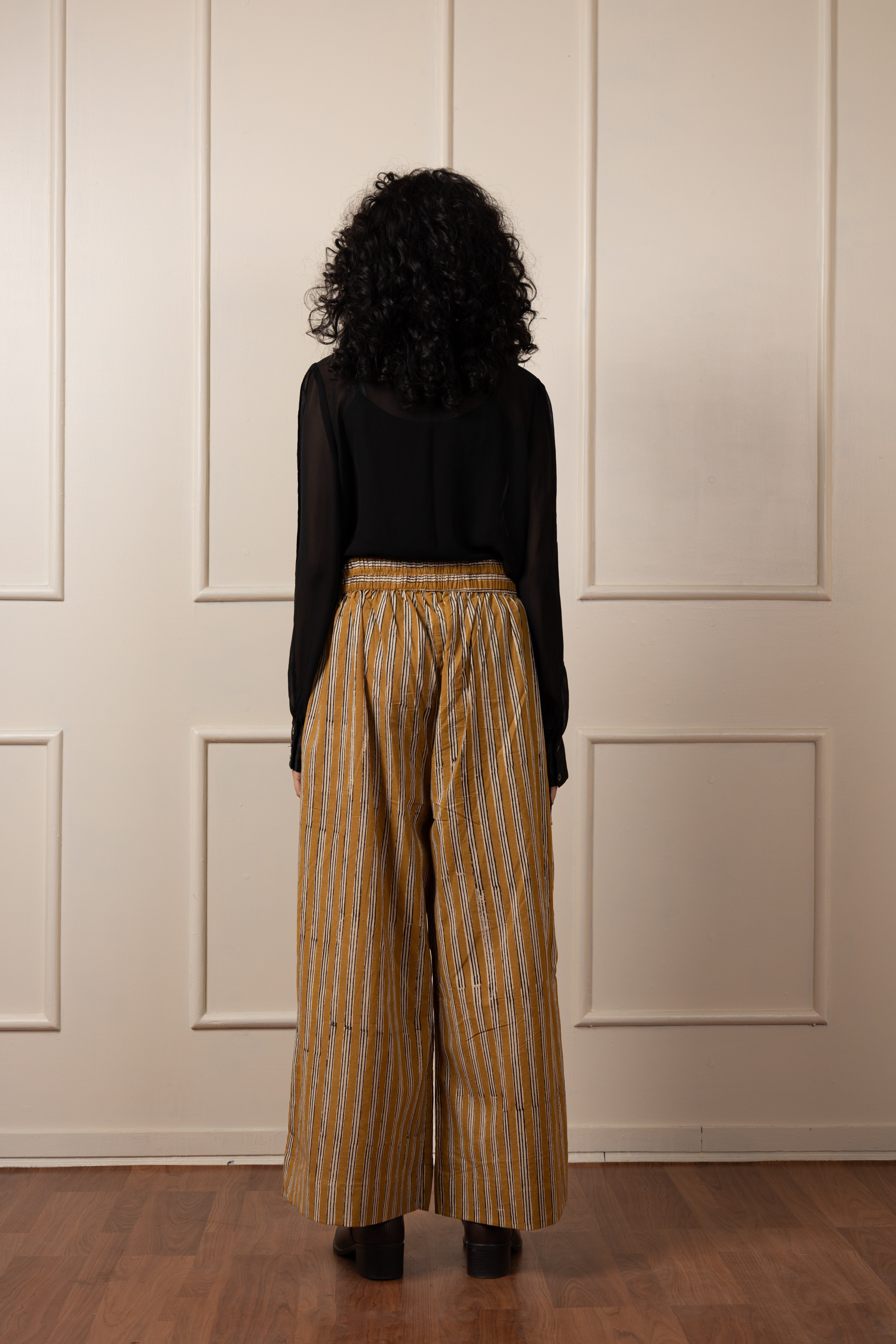 ''Jaisalmer'' Dabu Hand Block Printed culottes/pants ( LIMITED EDITION )