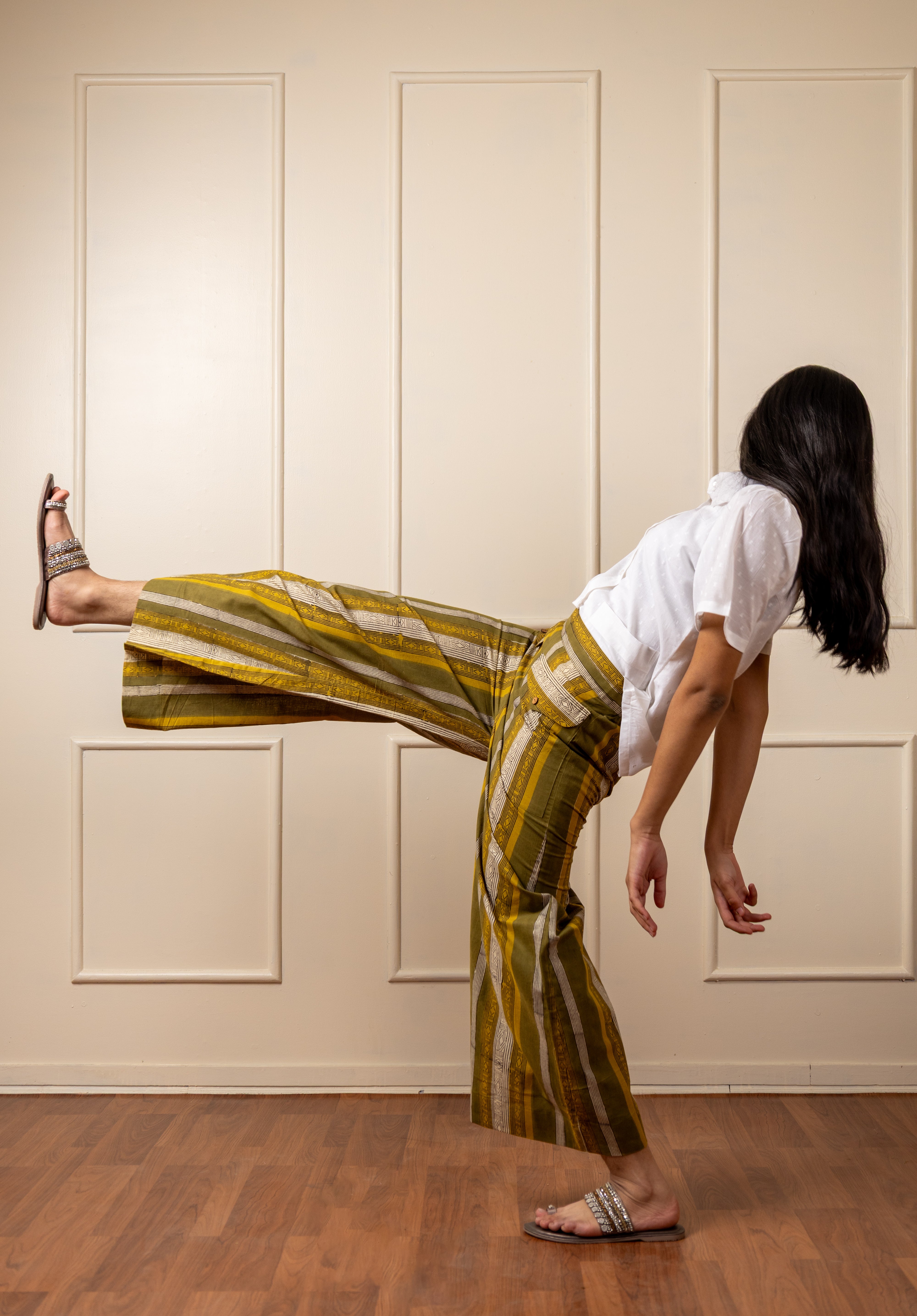 ''Sikar'' Hand Block Printed Culottes/Pants - LIMITED EDITION