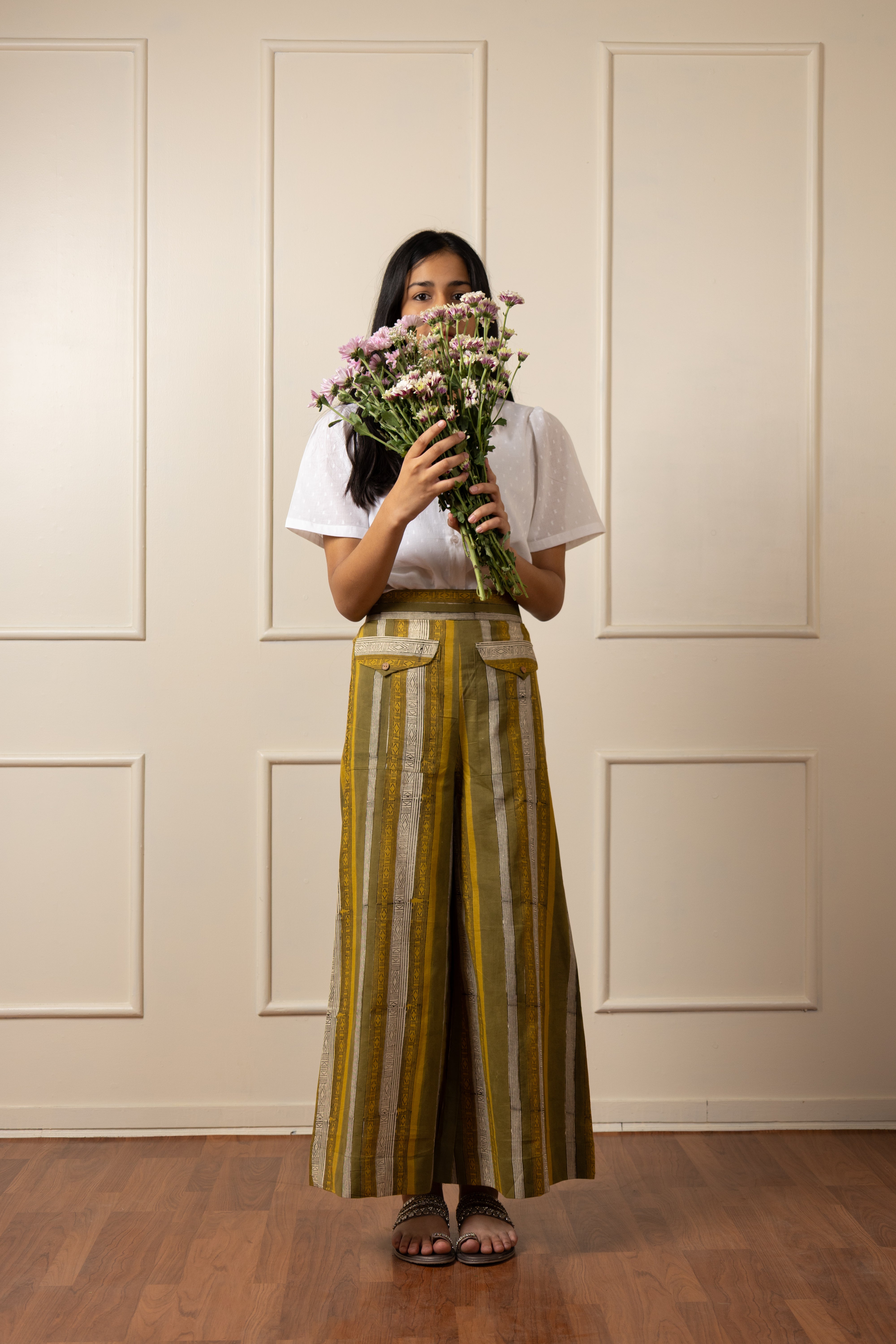 ''Sikar'' Hand Block Printed Culottes/Pants - LIMITED EDITION