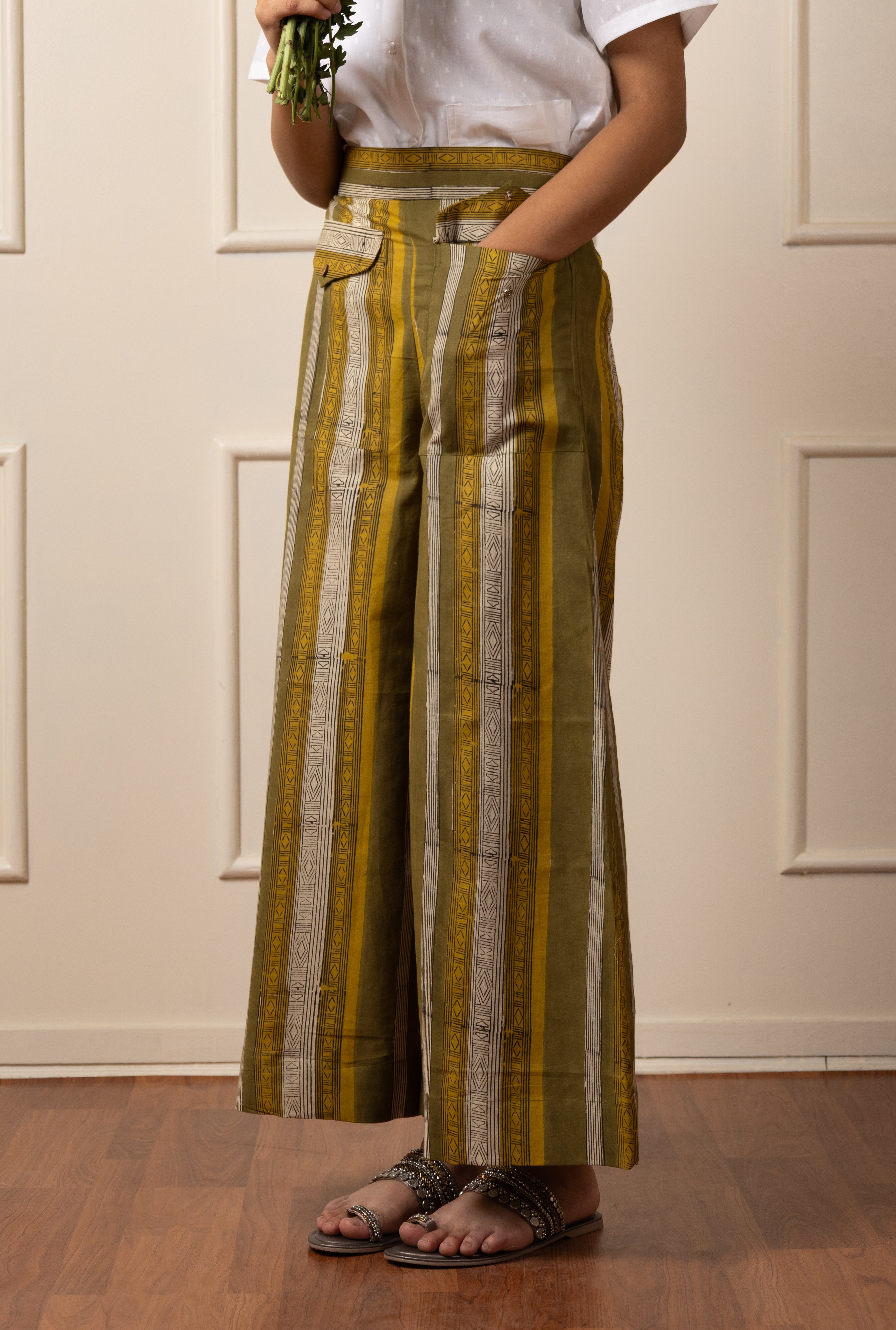 ''Sikar'' Hand Block Printed Culottes/Pants - LIMITED EDITION