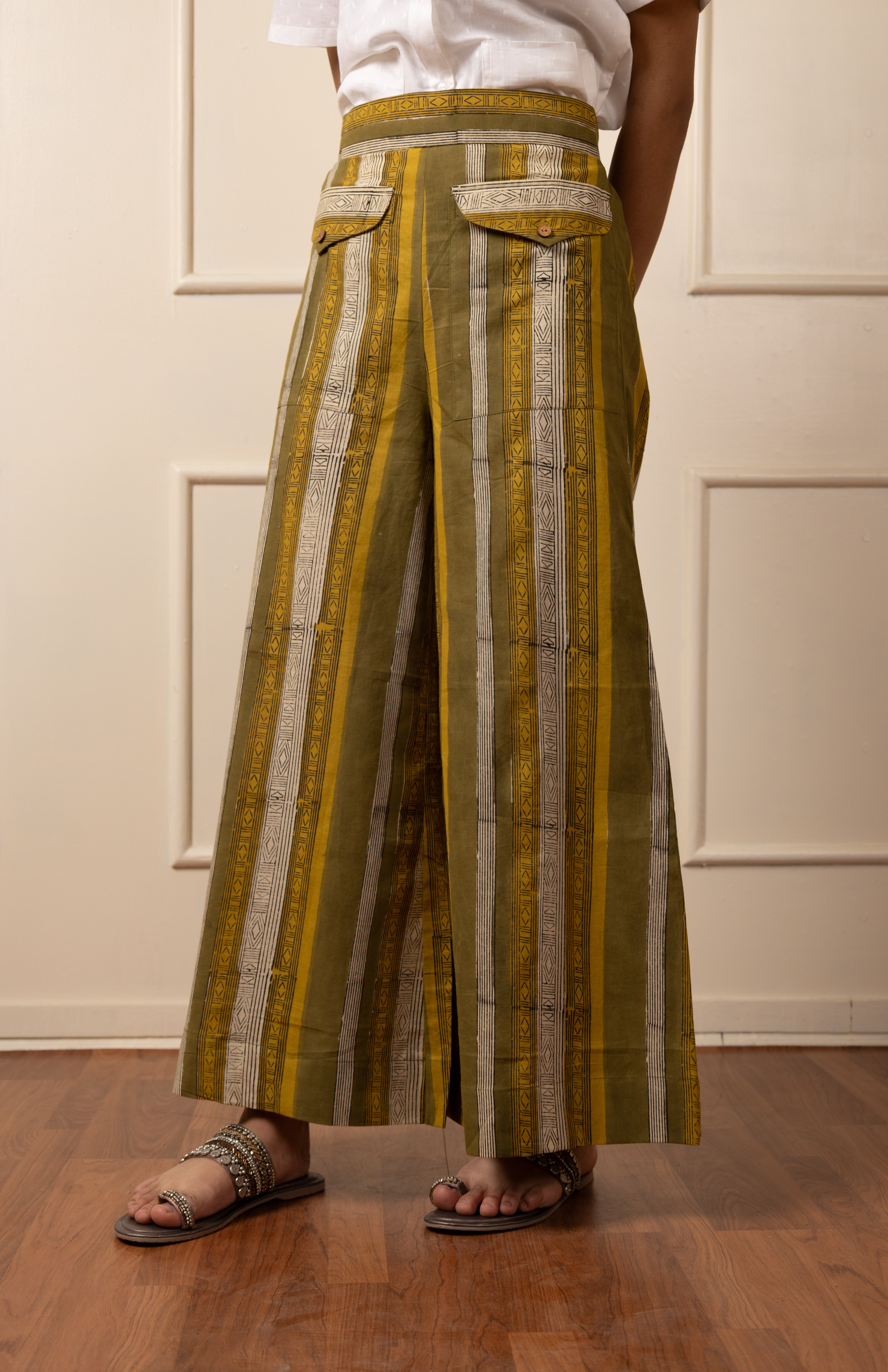 ''Sikar'' Hand Block Printed Culottes/Pants - LIMITED EDITION