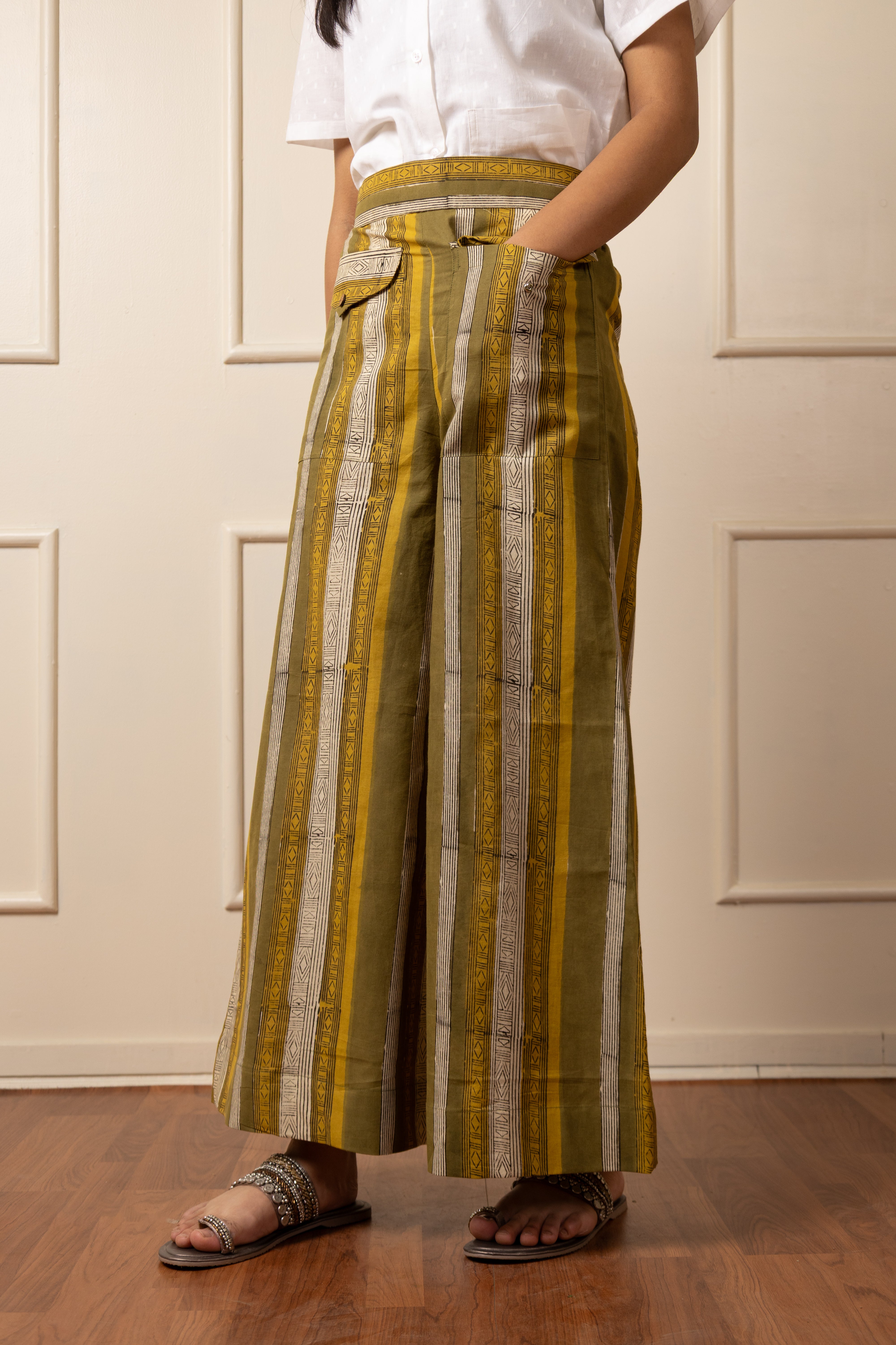 ''Sikar'' Hand Block Printed Culottes/Pants - LIMITED EDITION