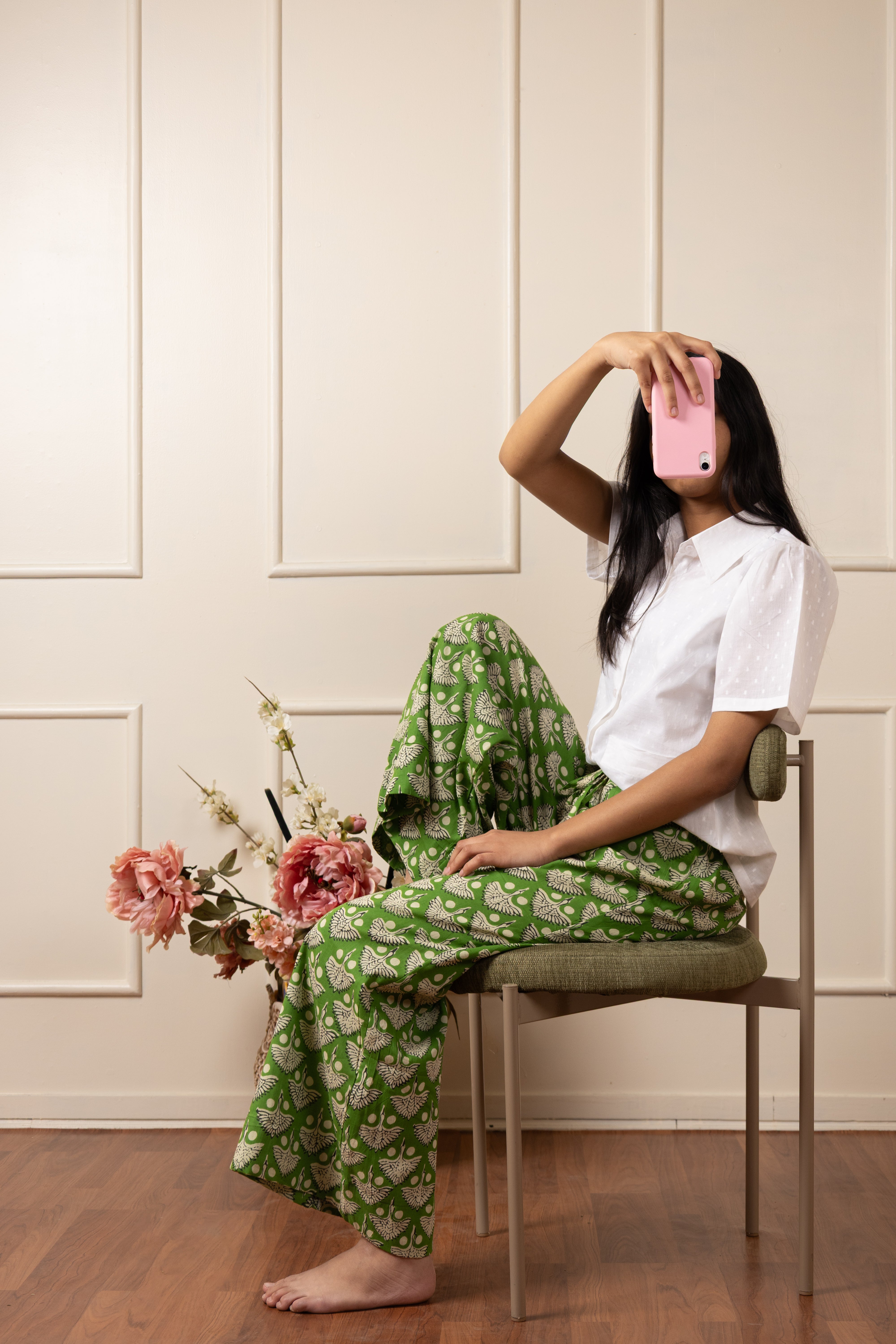 '' Dholpur'' Hand Block Printed Culottes- LIMITED EDITION