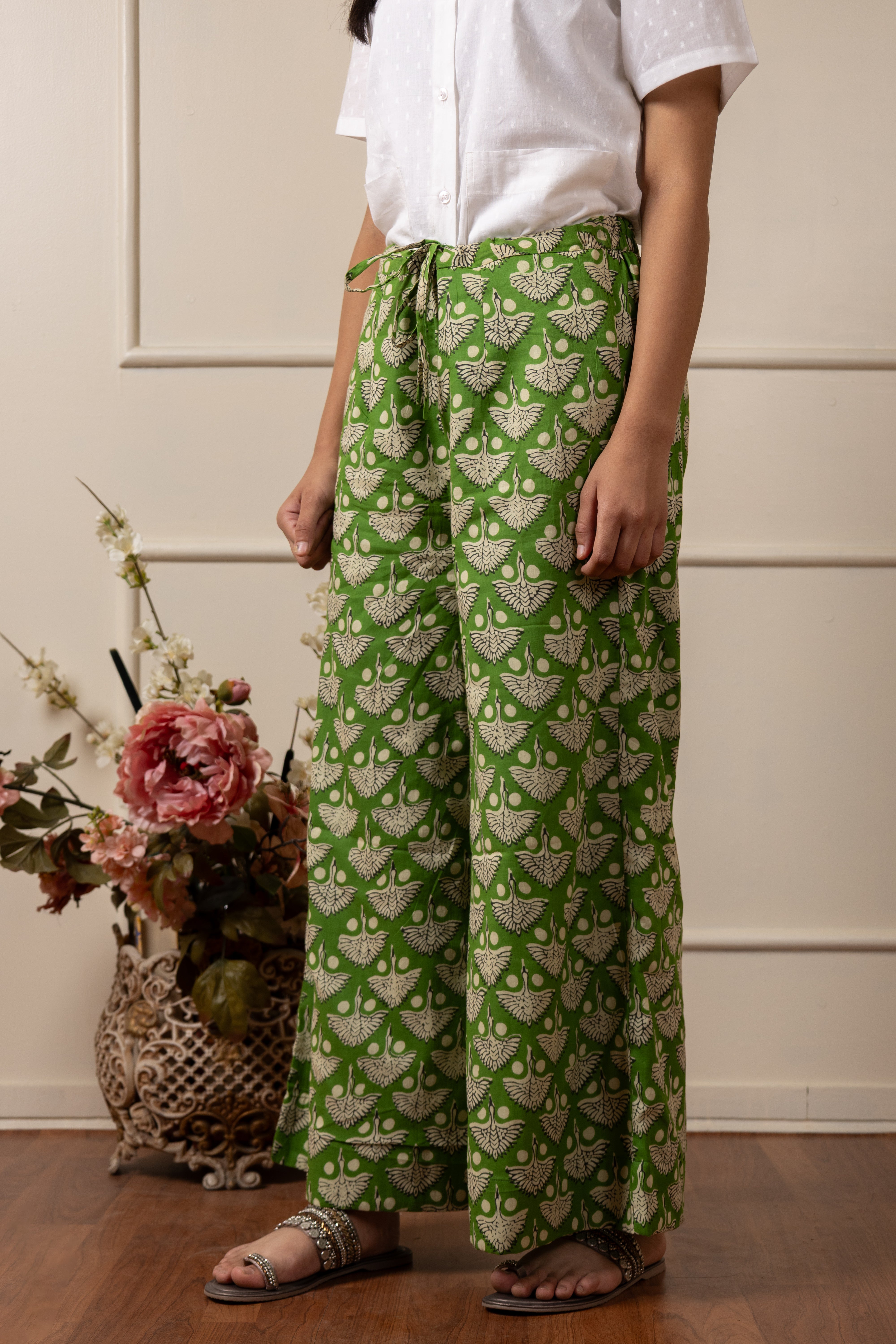 '' Dholpur'' Hand Block Printed Culottes- LIMITED EDITION