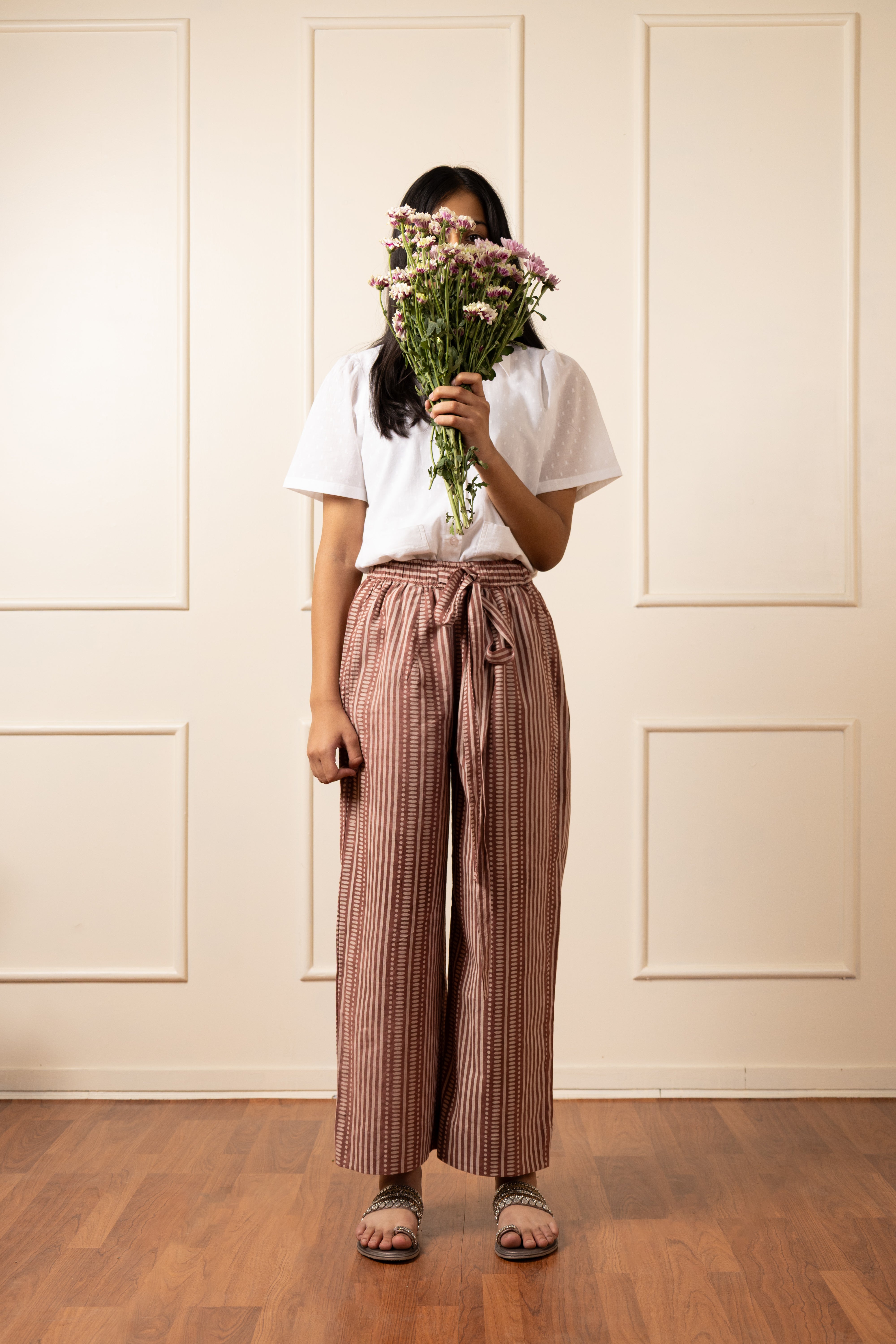 '' Chittor '' Hand block Print Cotton Pants- LIMITED EDITION