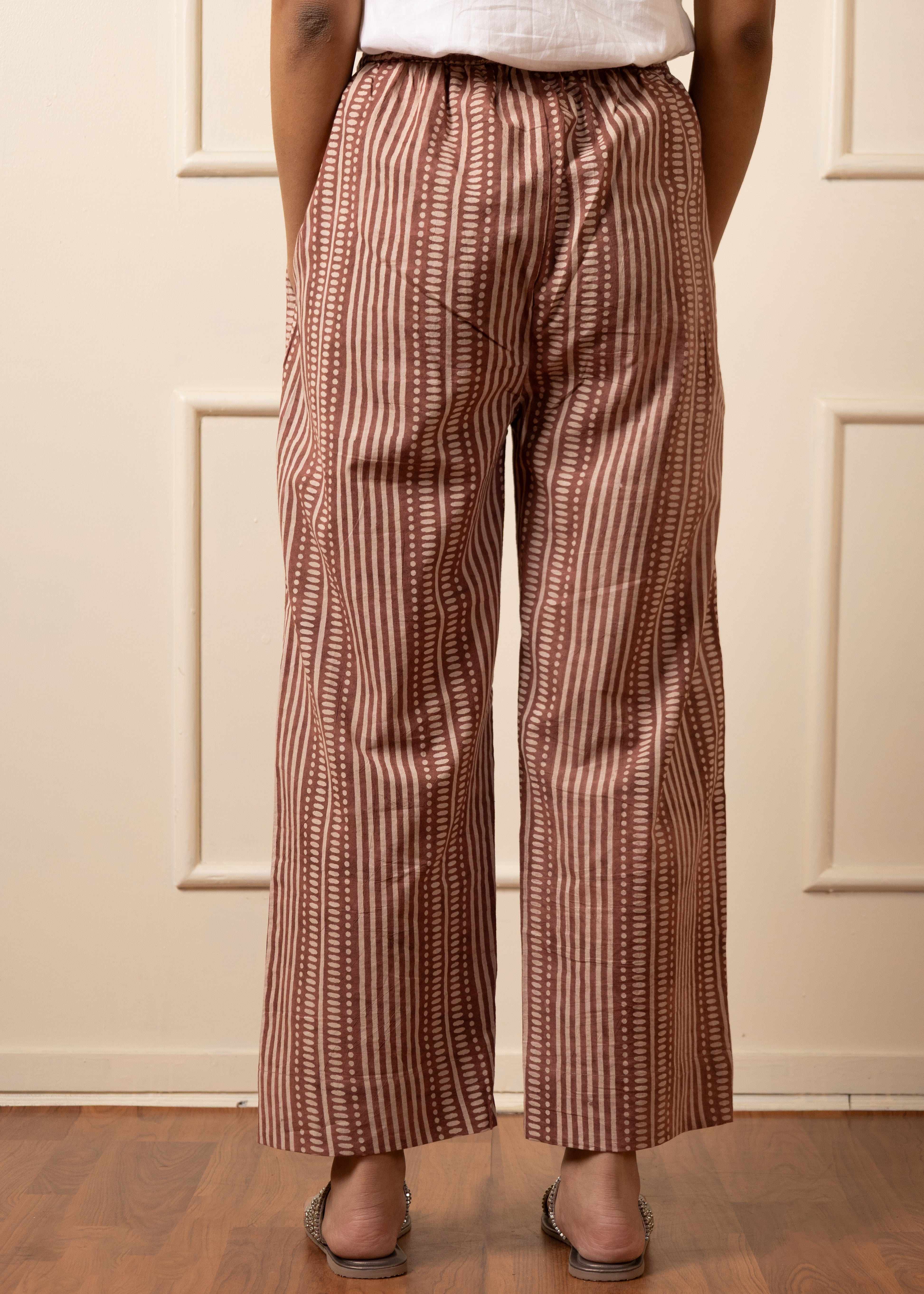 '' Chittor '' Hand block Print Cotton Pants- LIMITED EDITION