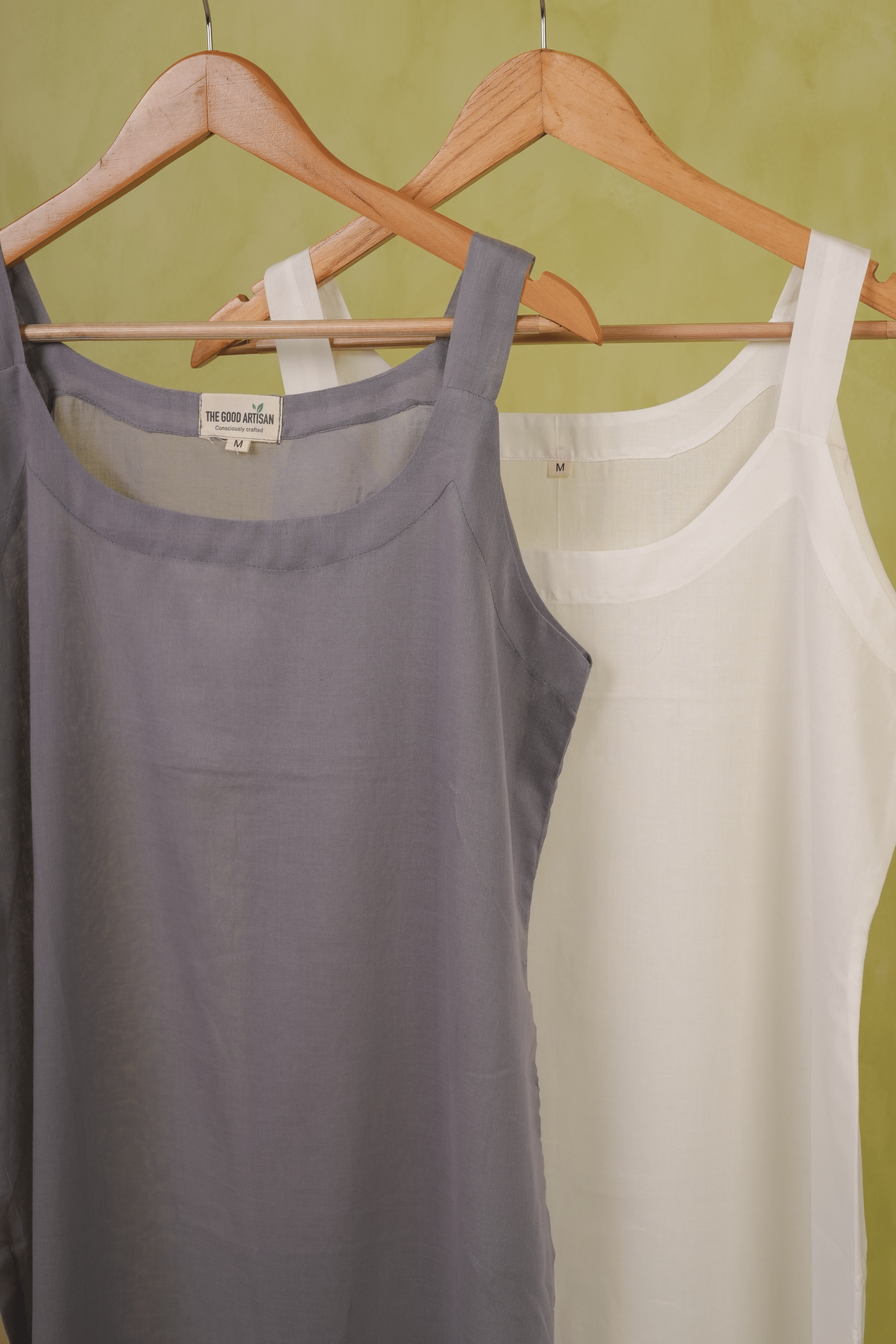 Combo offer- White and Grey Cotton Slips