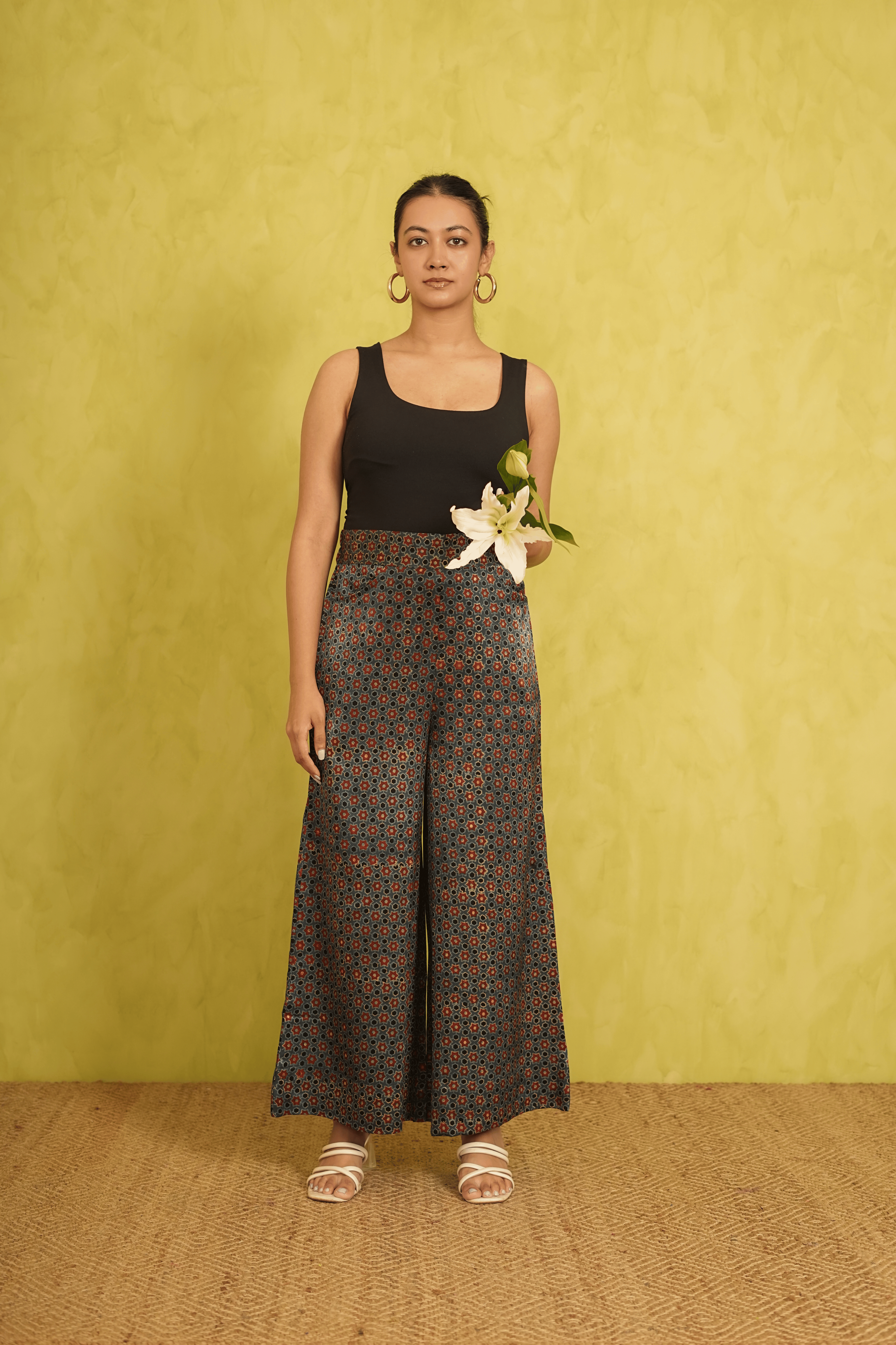 Ajrakh Indigo Culottes/ Pants ( LIMITED EDITION )