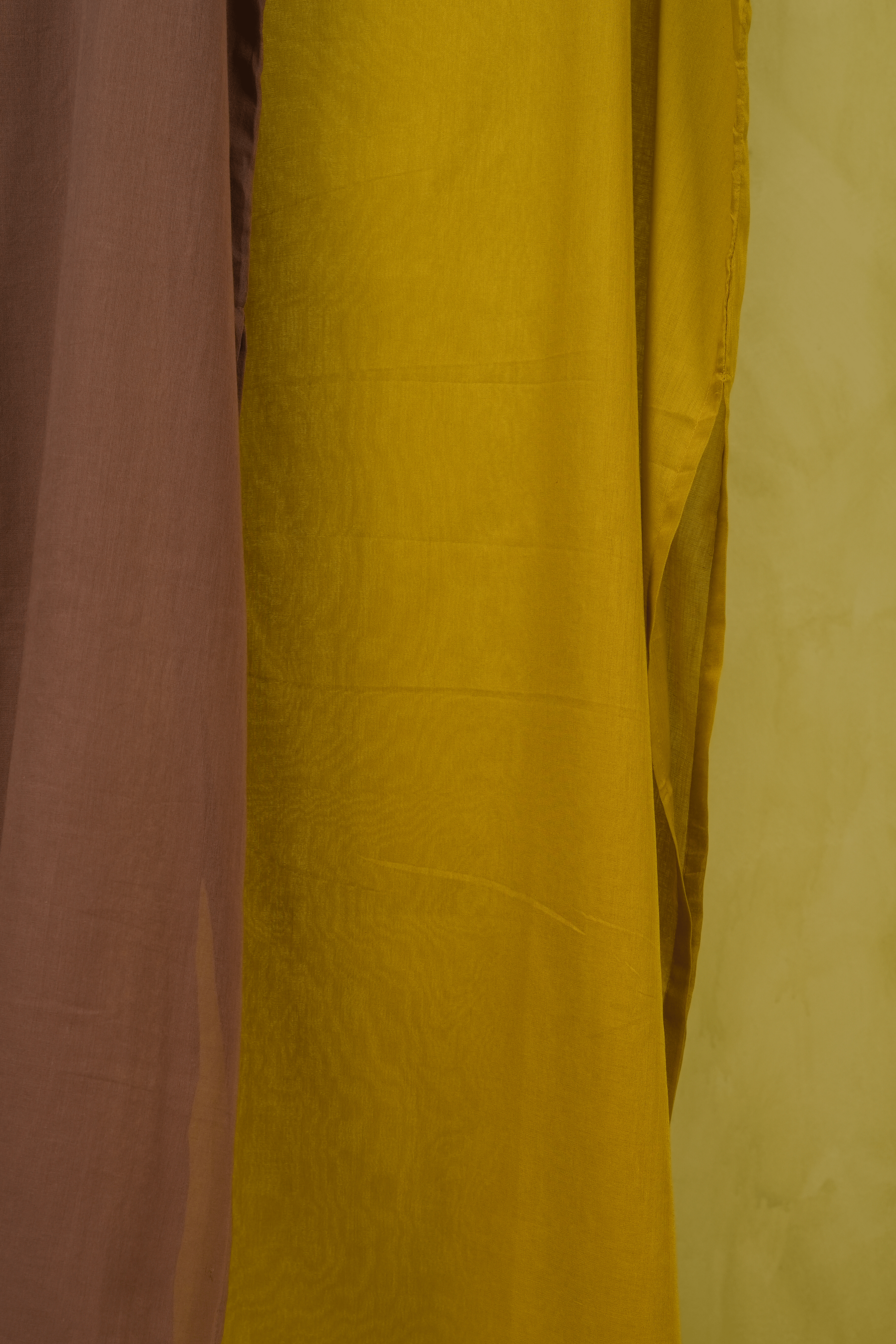 Combo offer- Henna Green and Brown Voile Slips