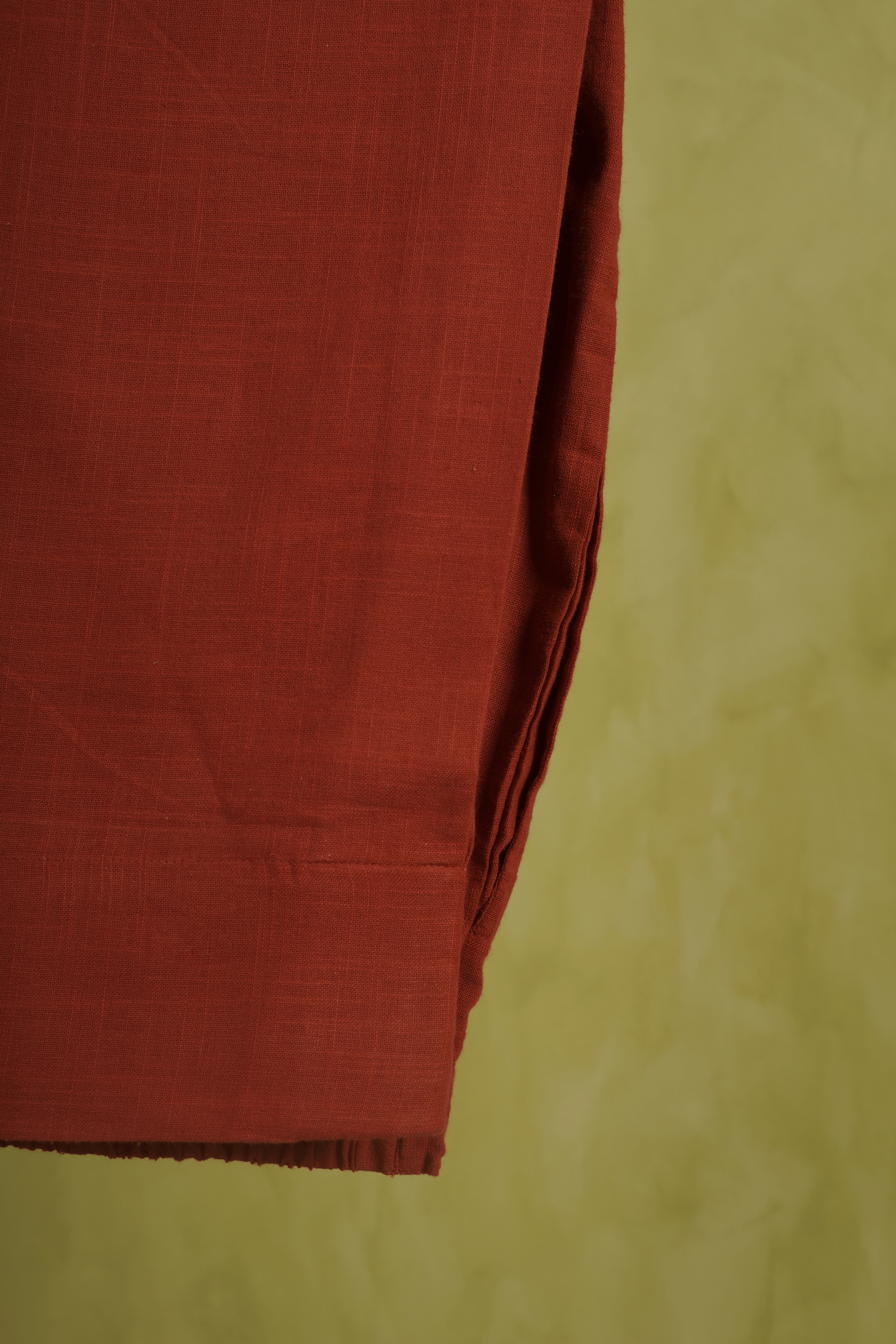 Hibiscus- Crimson Red Cotton Pants