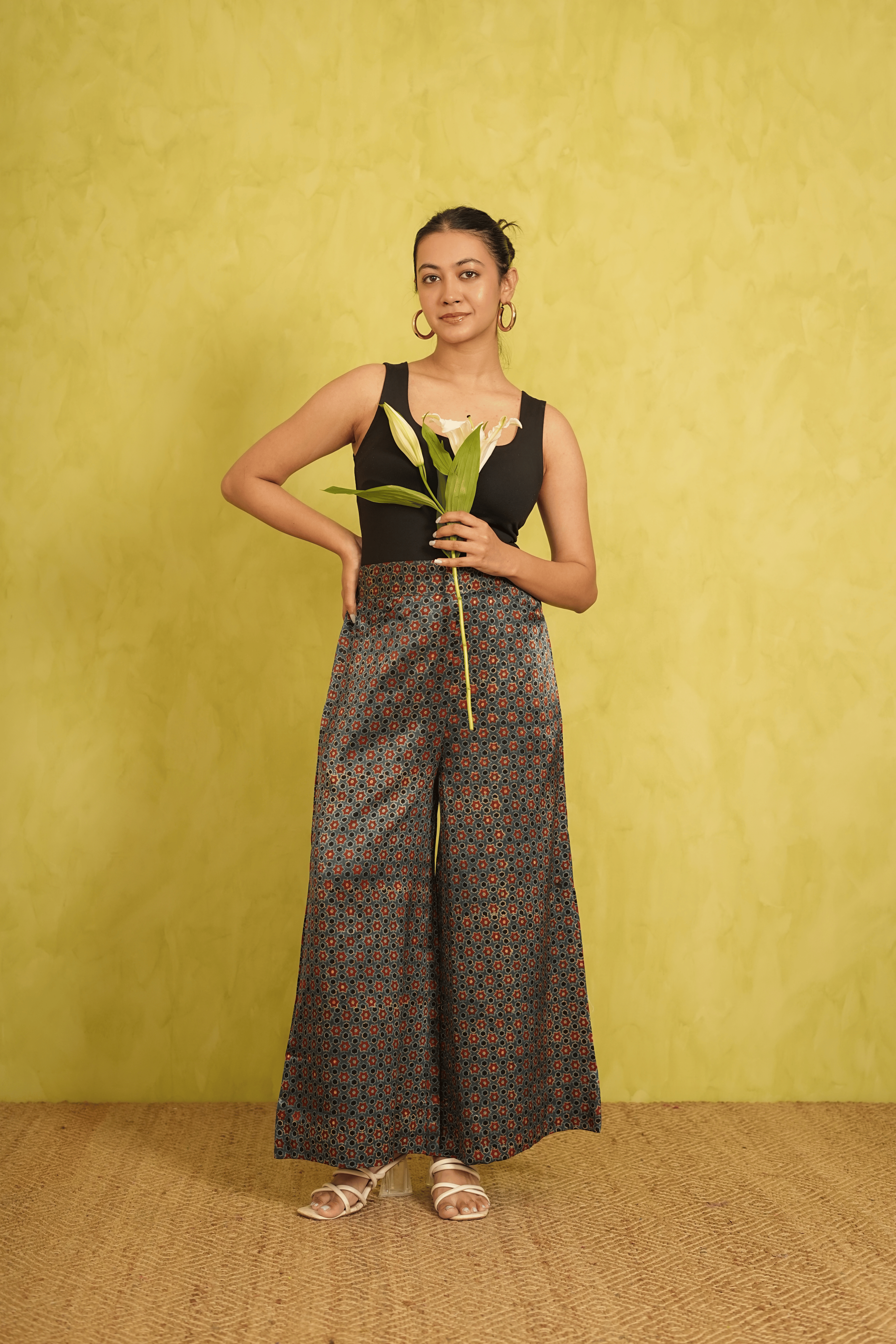 Ajrakh Indigo Culottes/ Pants ( LIMITED EDITION )