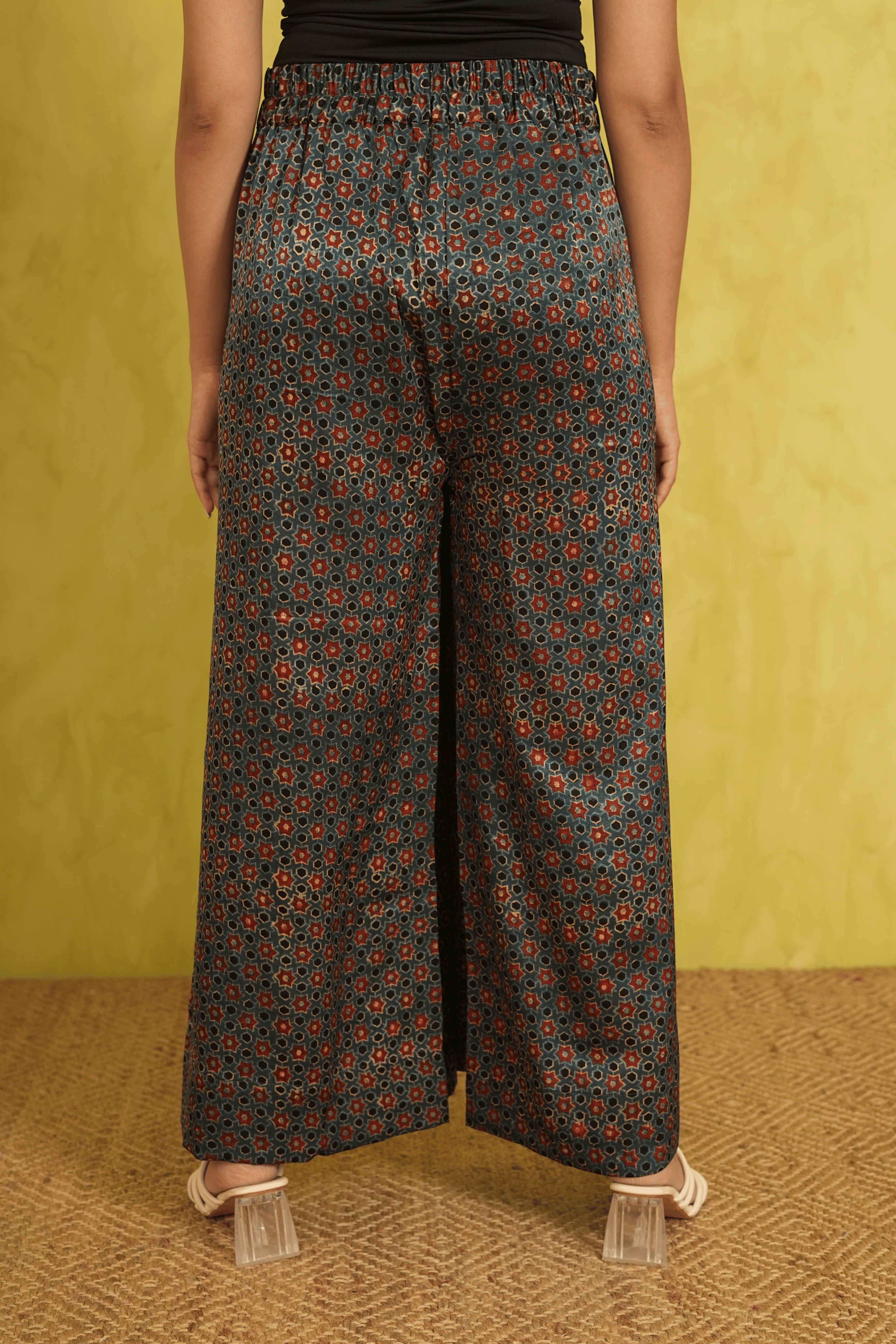 Ajrakh Indigo Culottes/ Pants ( LIMITED EDITION )